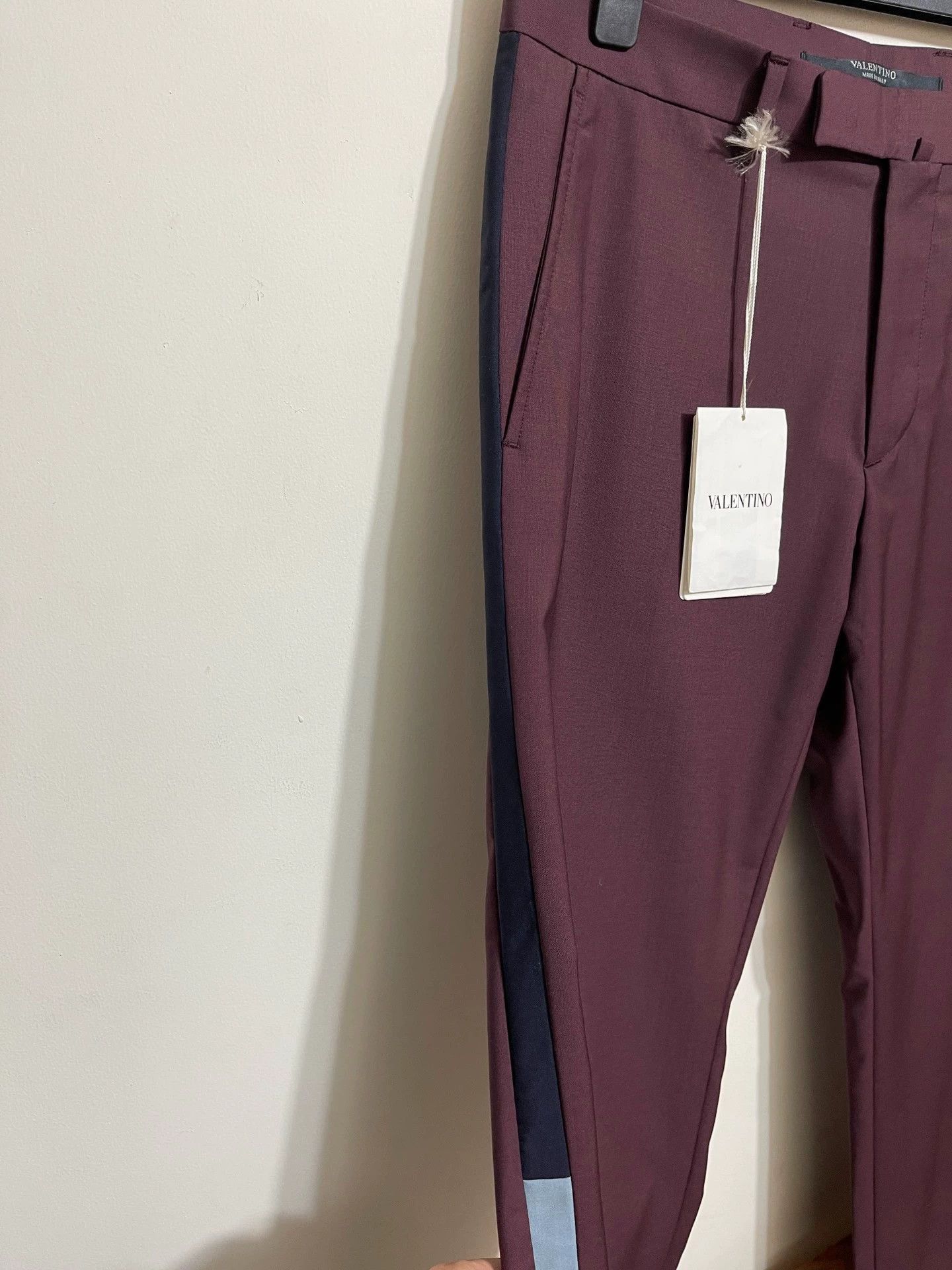 Valentino Red Slim-Fit Casual Pants Size 28 Size US 28 / EU 44 - 4 Thumbnail