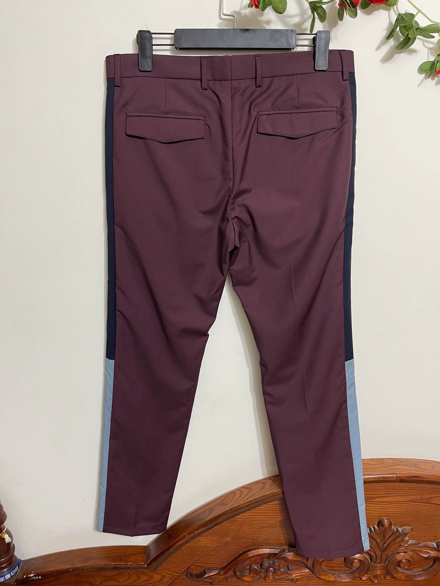Valentino Red Slim-Fit Casual Pants Size 28 Size US 28 / EU 44 - 2 Thumbnail