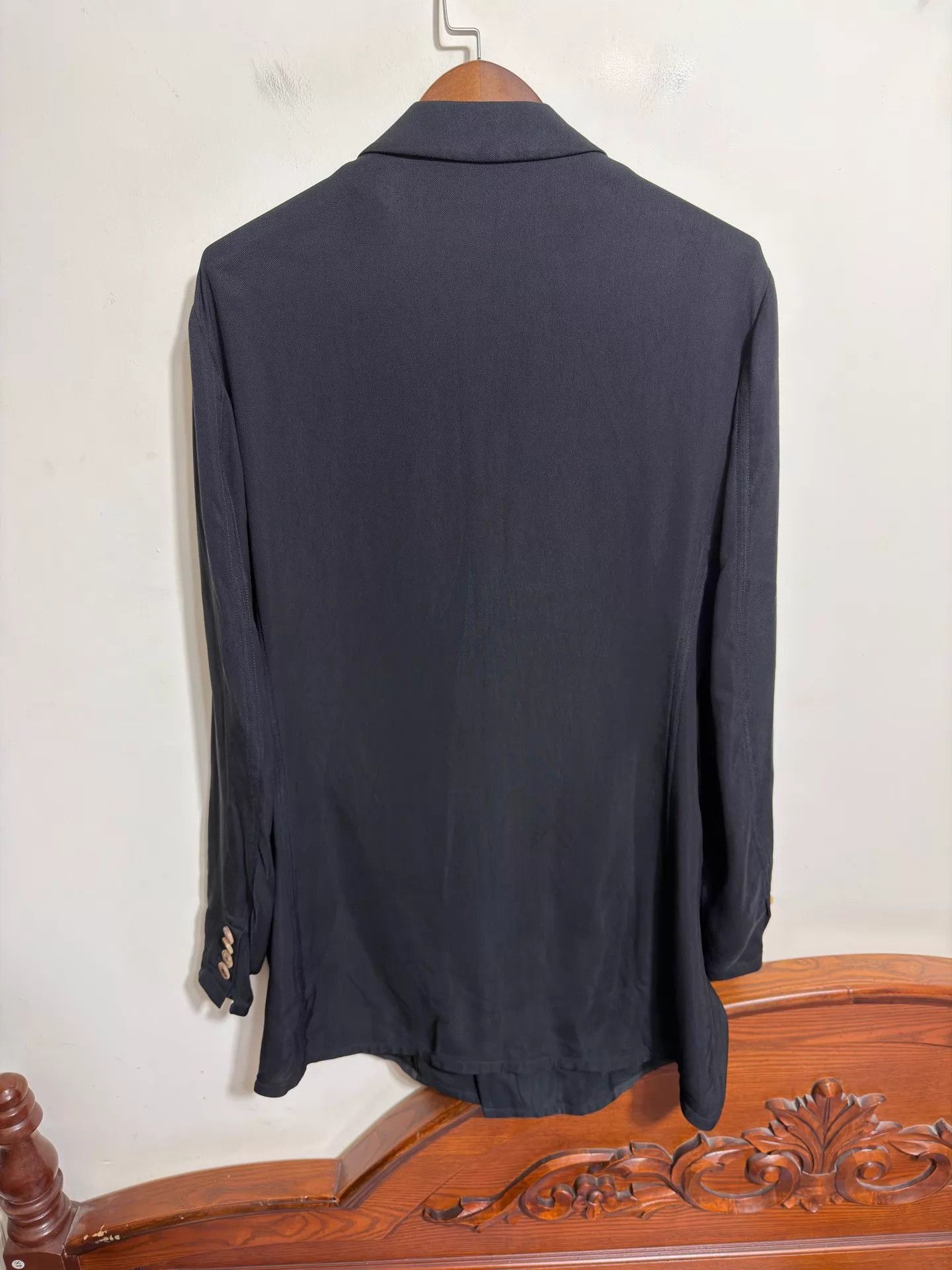 Giorgio Armani Black Double-Breasted Blazer - Size L Size US L / EU 52-54 / 3 - 2 Thumbnail