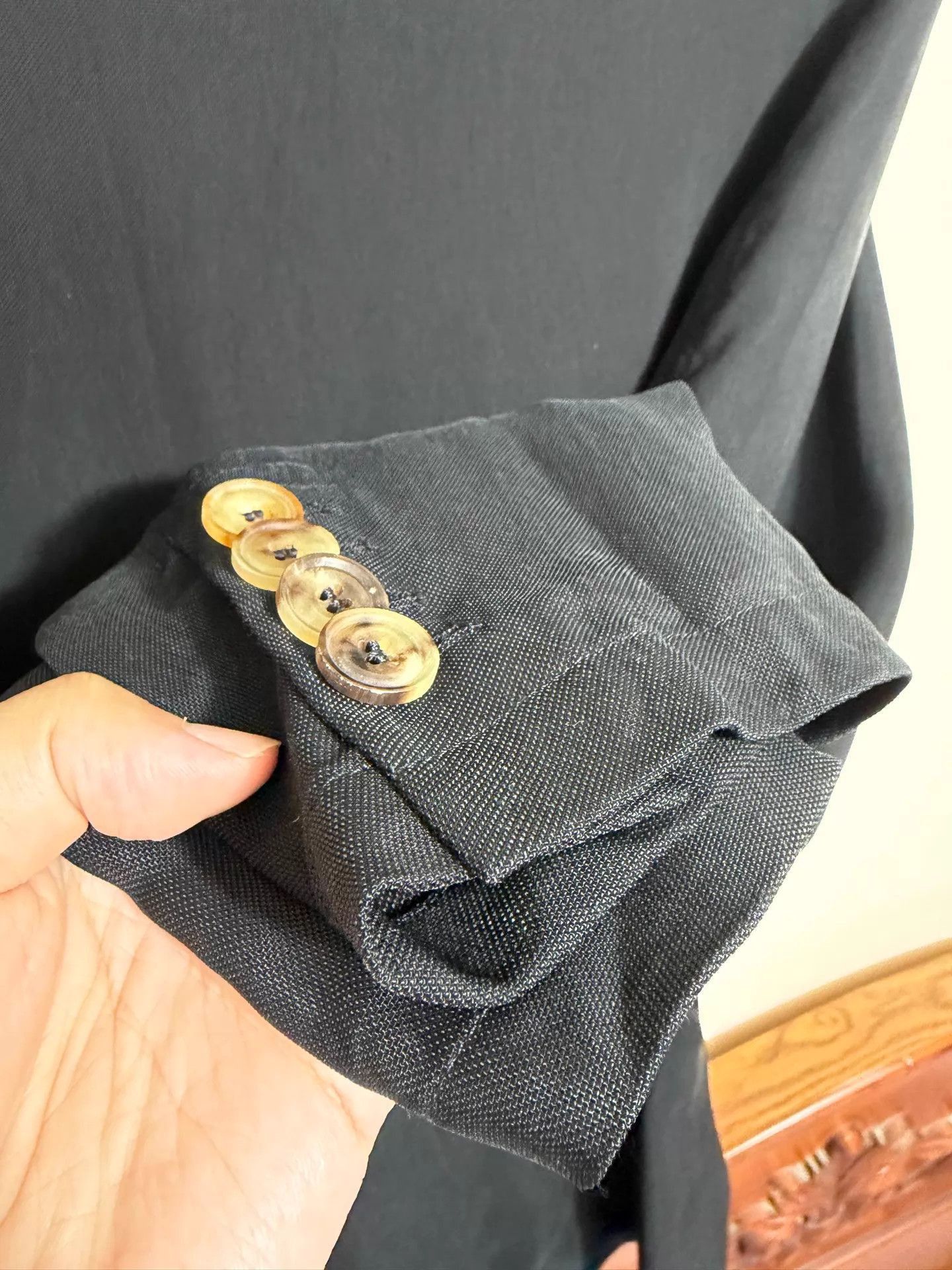 Giorgio Armani Black Double-Breasted Blazer - Size L Size US L / EU 52-54 / 3 - 5 Thumbnail