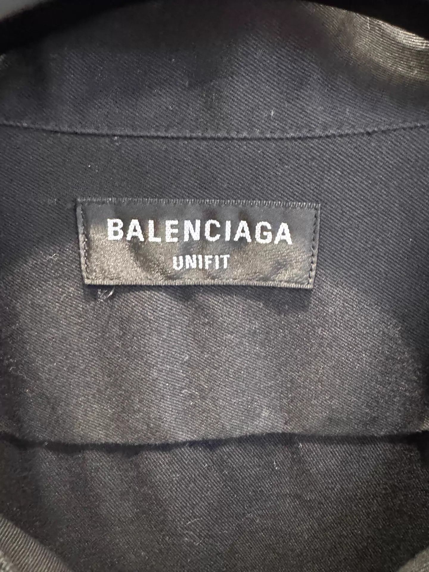 Balenciaga Black Short Sleeve Button-Up Shirt Size L Size US L / EU 52-54 / 3 - 2 Thumbnail