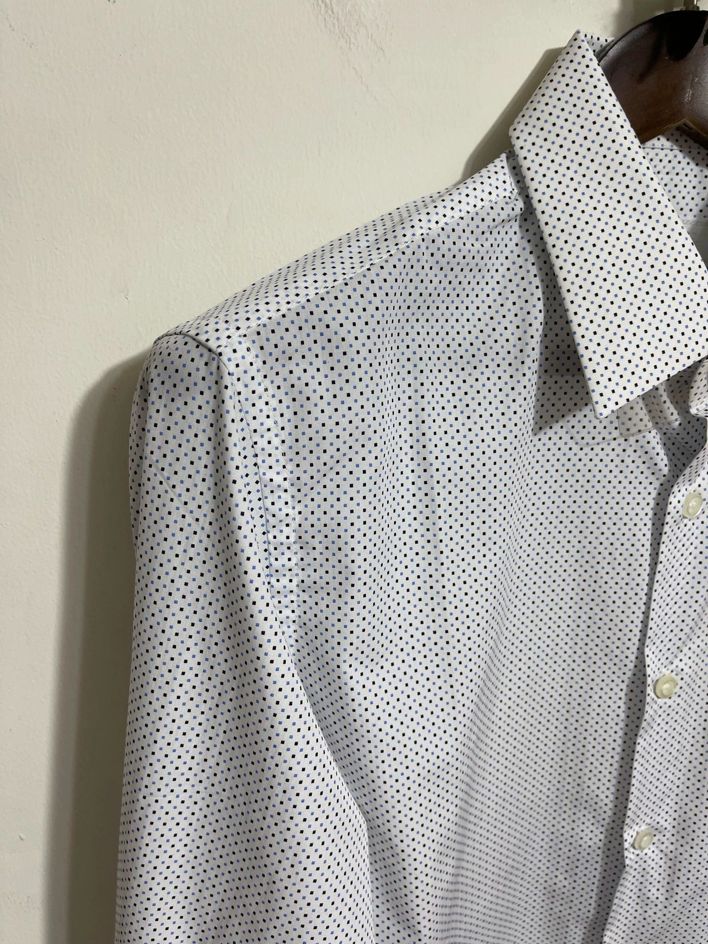 Prada Polka Dot Long Sleeve Button Up Shirt Size US M / EU 48-50 / 2 - 4 Thumbnail