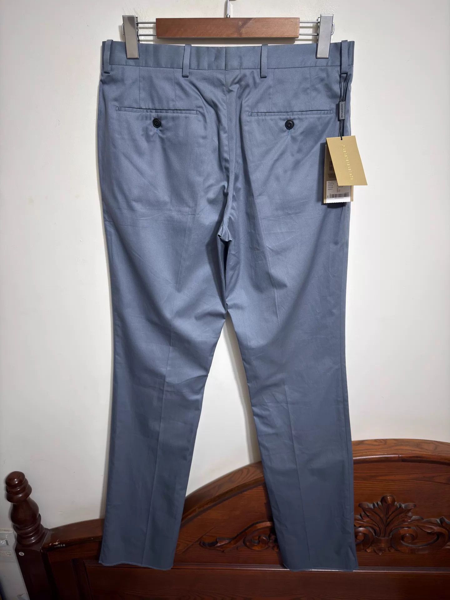 Burberry Blue Casual Pants Size 32 Size US 32 / EU 48 - 2 Thumbnail