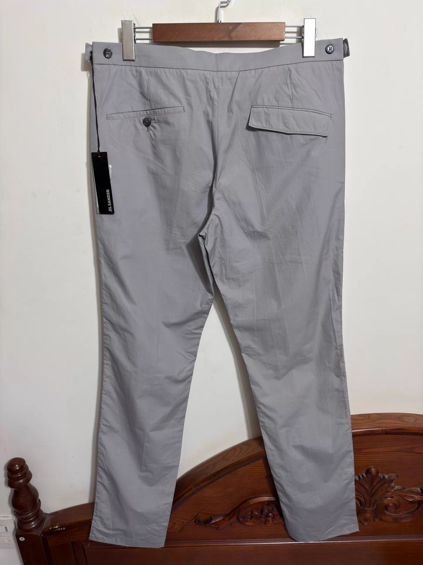 Jil Sander Gray Casual Pants Size 34 Size US 34 / EU 50 - 2 Thumbnail
