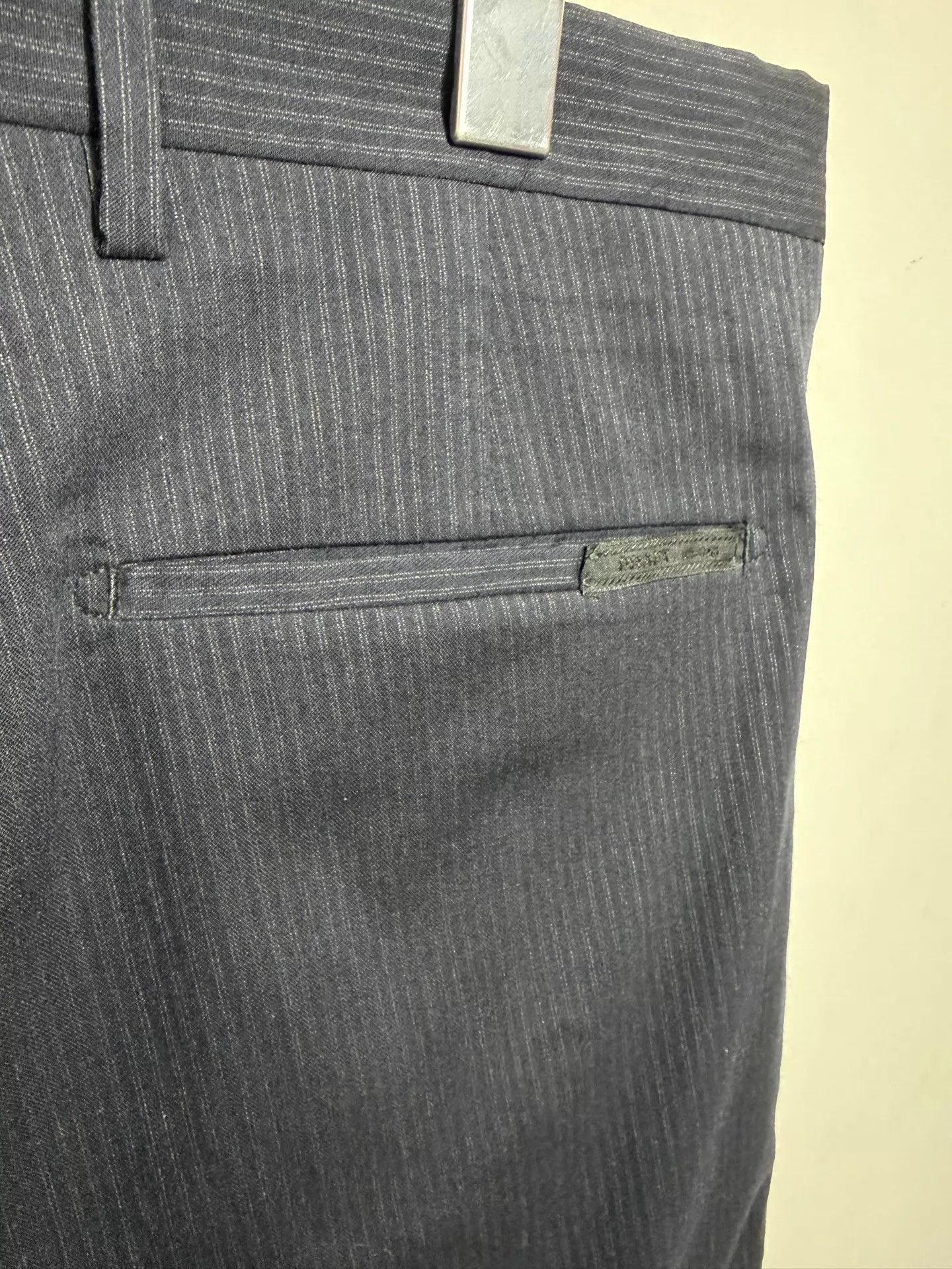 Prada Black Striped Casual Pants Size 38 Size US 38 / EU 54 - 5 Thumbnail
