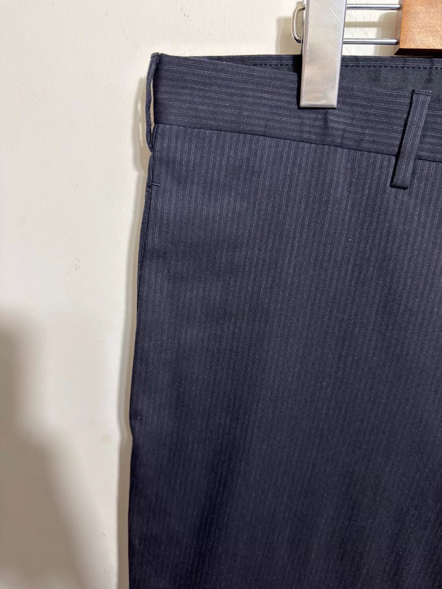 Prada Black Striped Casual Pants Size 38 Size US 38 / EU 54 - 3 Thumbnail