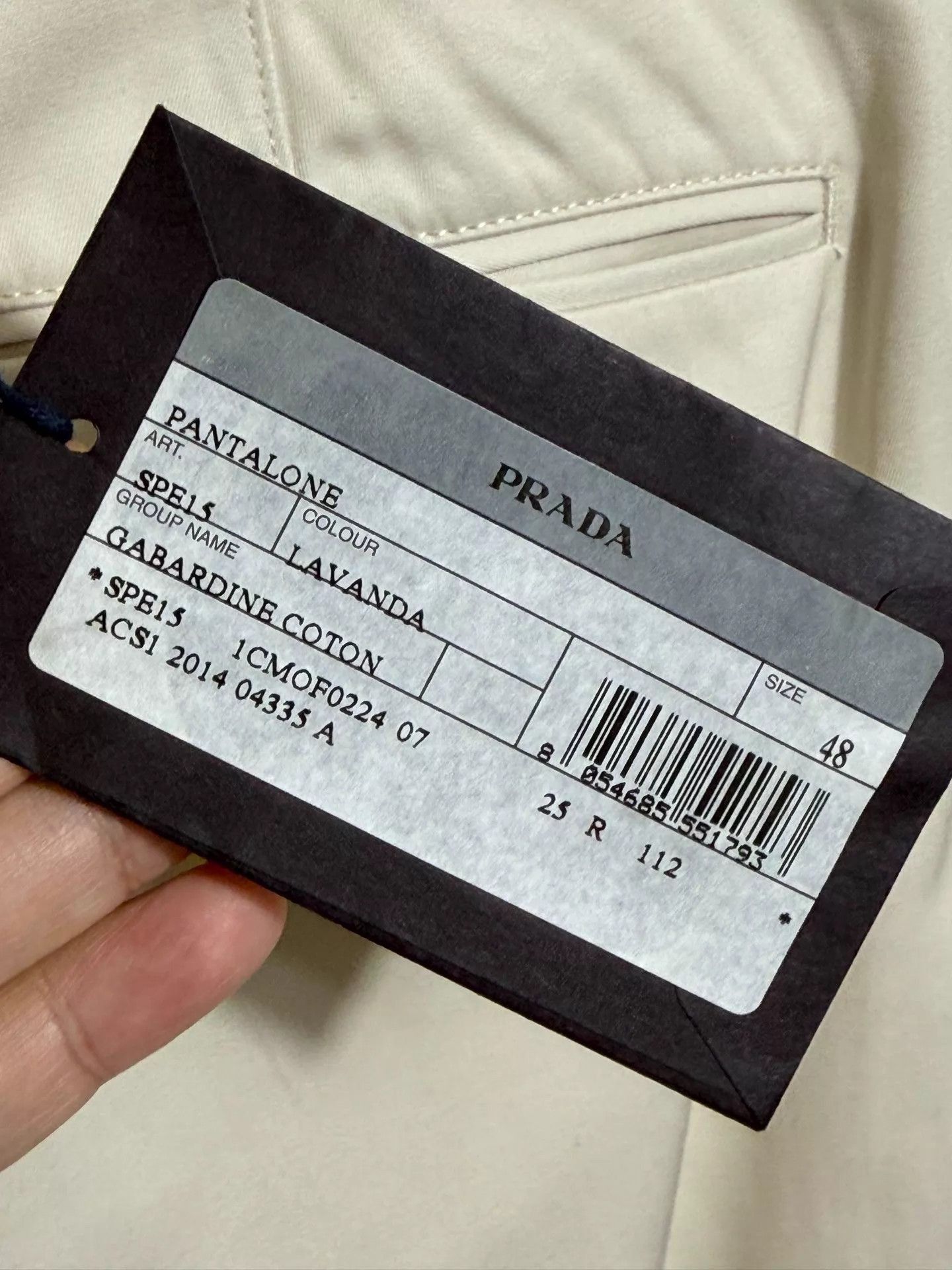 Prada Beige Casual Pants Size 32 Size US 32 / EU 48 - 8 Thumbnail