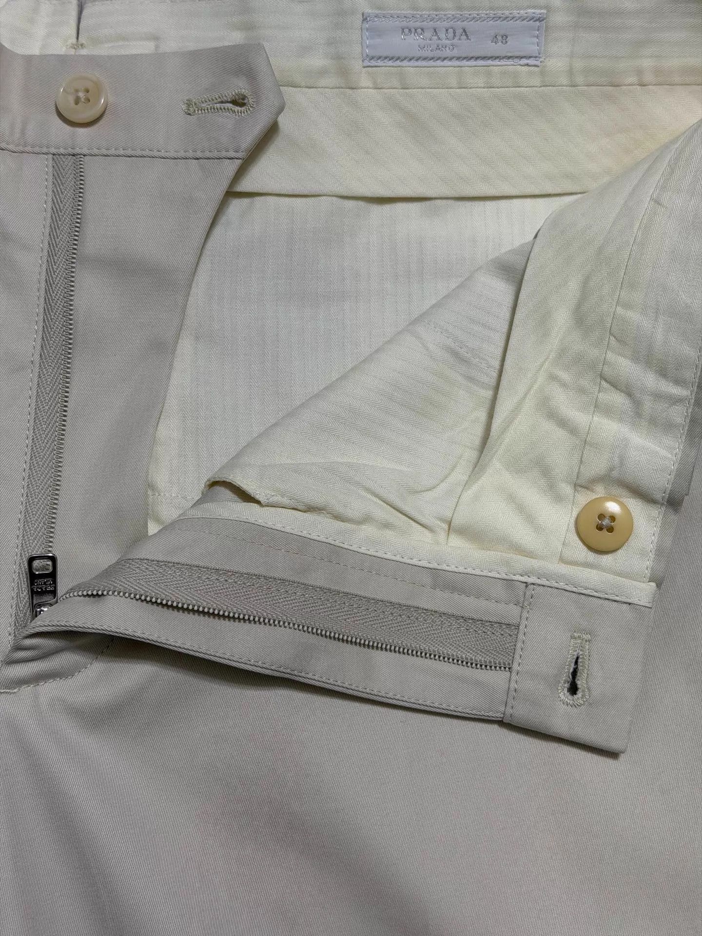 Prada Beige Casual Pants Size 32 Size US 32 / EU 48 - 4 Thumbnail