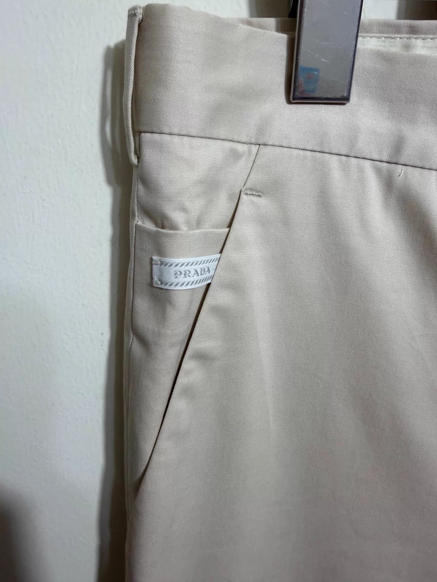 Prada Beige Casual Pants Size 34 Size US 34 / EU 50 - 3 Thumbnail
