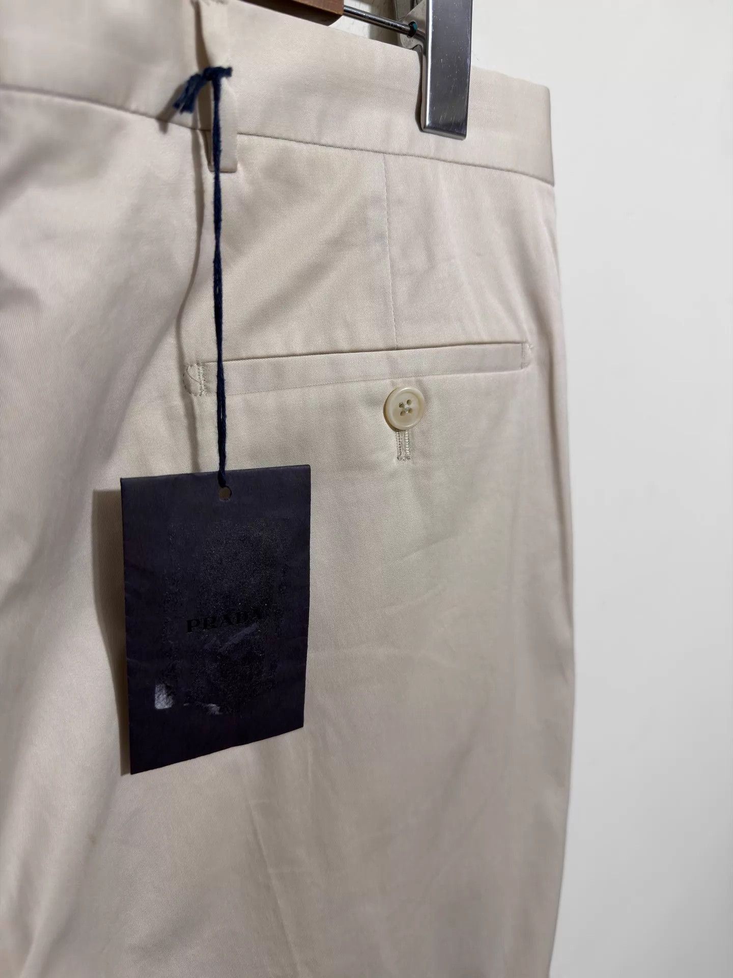 Prada Beige Casual Pants Size 34 Size US 34 / EU 50 - 5 Thumbnail