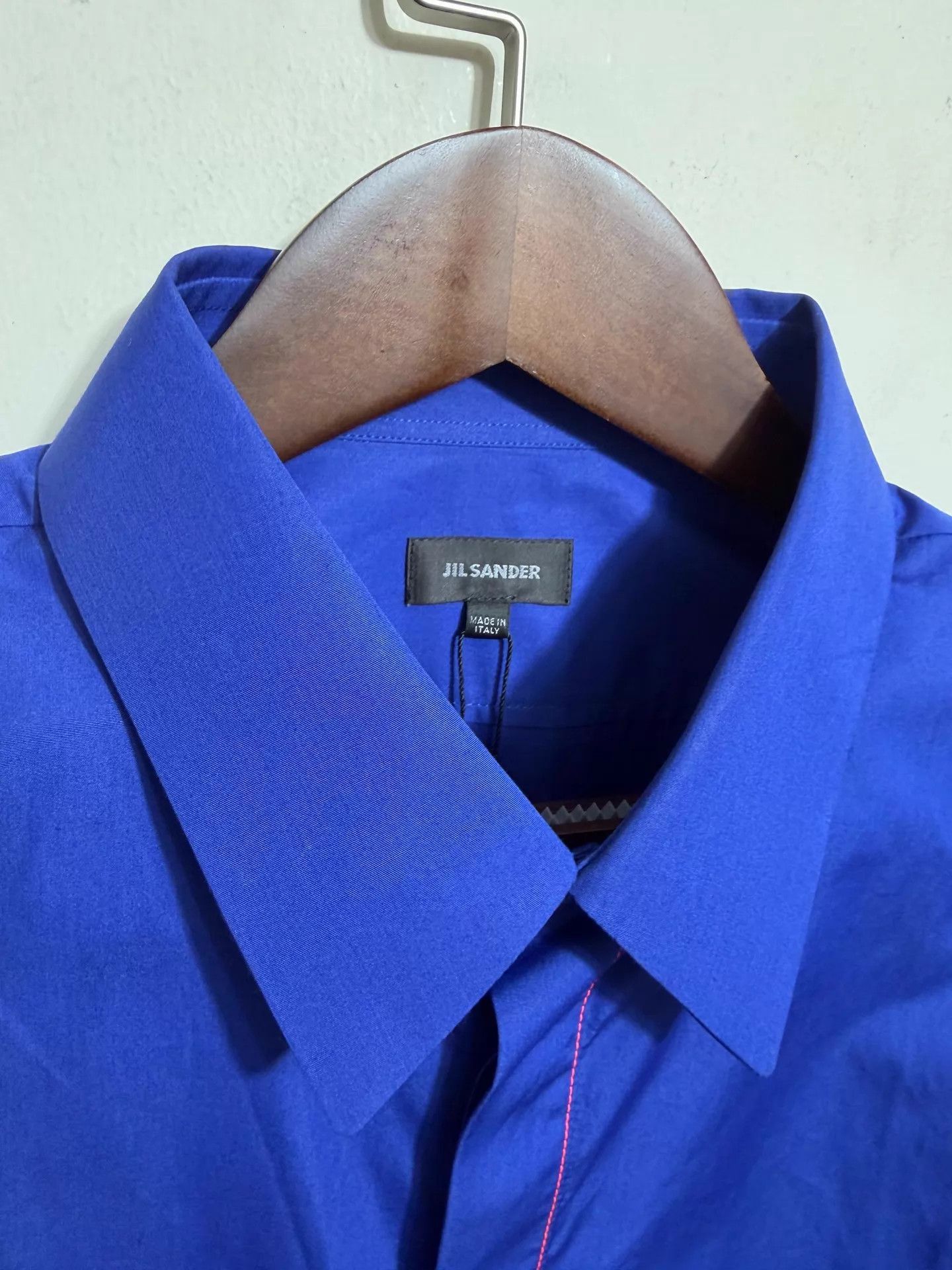 Jil Sander Blue Long Sleeve Button-Up Shirt Size US L / EU 52-54 / 3 - 3 Thumbnail