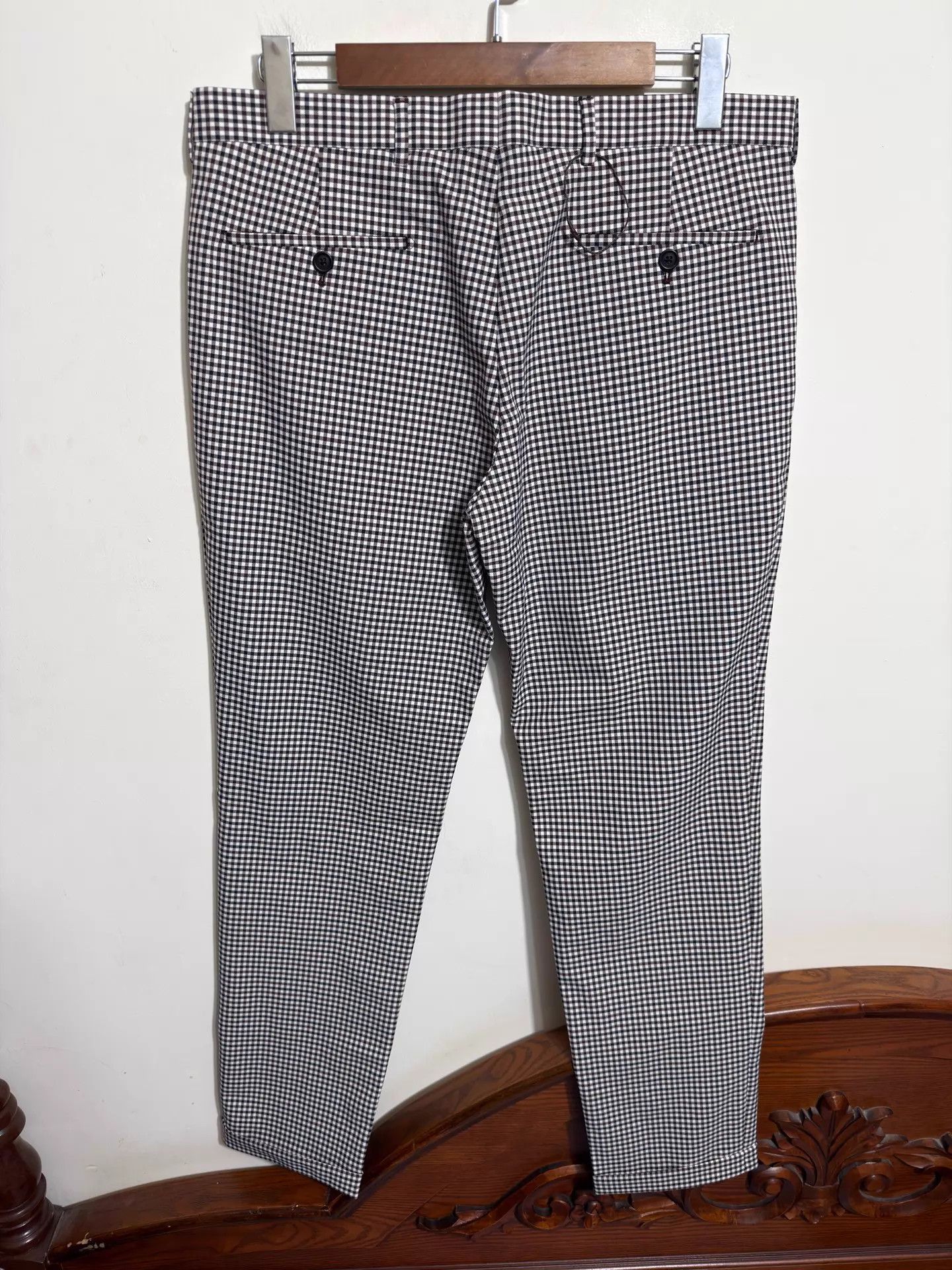 Prada Multi Checkered Casual Pants Size 34 Size US 34 / EU 50 - 2 Thumbnail