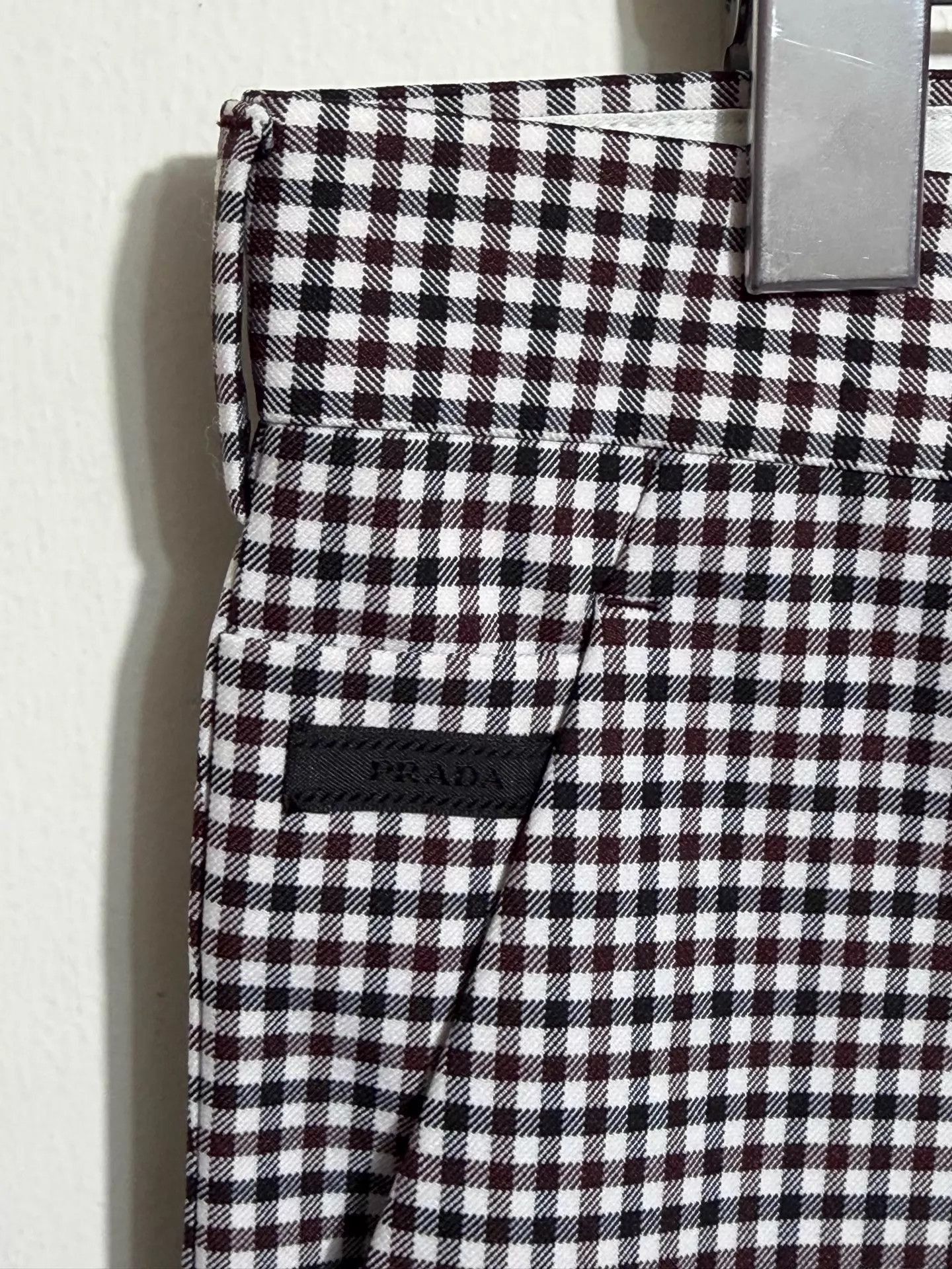 Prada Multi Checkered Casual Pants Size 34 Size US 34 / EU 50 - 3 Thumbnail
