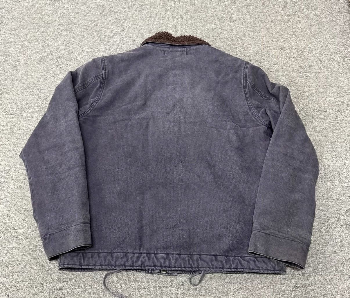 Neighborhood Gray Fleece Collar Button-Front Jacket Size US L / EU 52-54 / 3 - 7 Thumbnail
