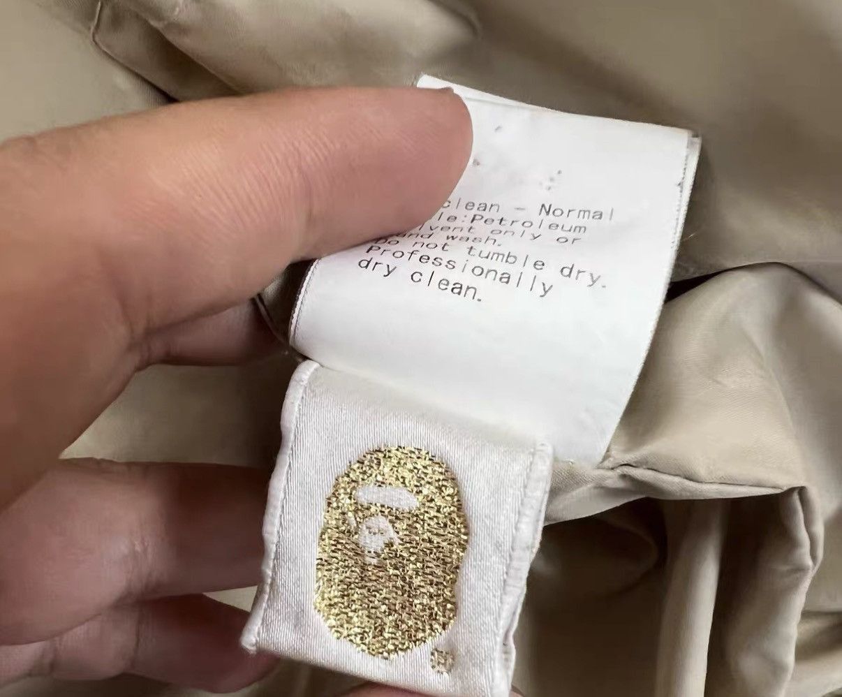 Bape Beige Puffer Jacket with Button Front - L Size US L / EU 52-54 / 3 - 7 Thumbnail