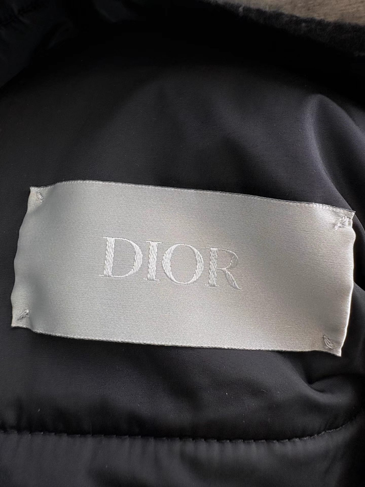 Dior Gray Speckled Button-Front Jacket with Text Print Size US M / EU 48-50 / 2 - 4 Thumbnail