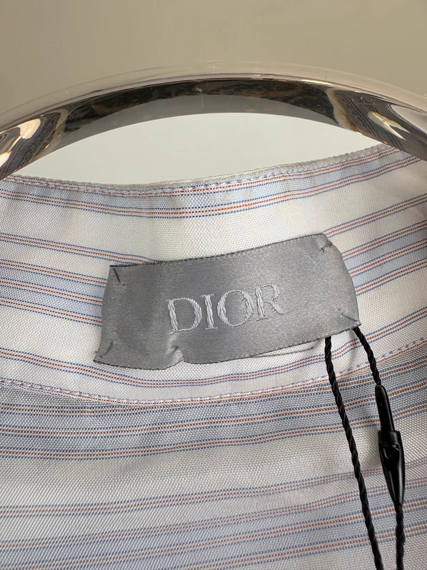 Dior Gray Printed Long Sleeve Button-Up Shirt Size US M / EU 48-50 / 2 - 4 Thumbnail
