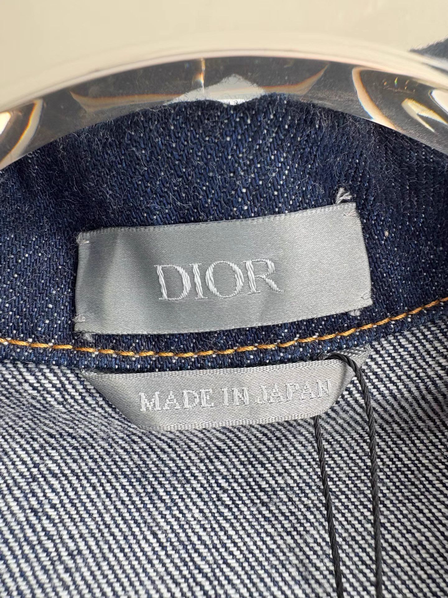 Dior Blue Denim Jacket with Button Closure - Size S Size US S / EU 44-46 / 1 - 5 Thumbnail