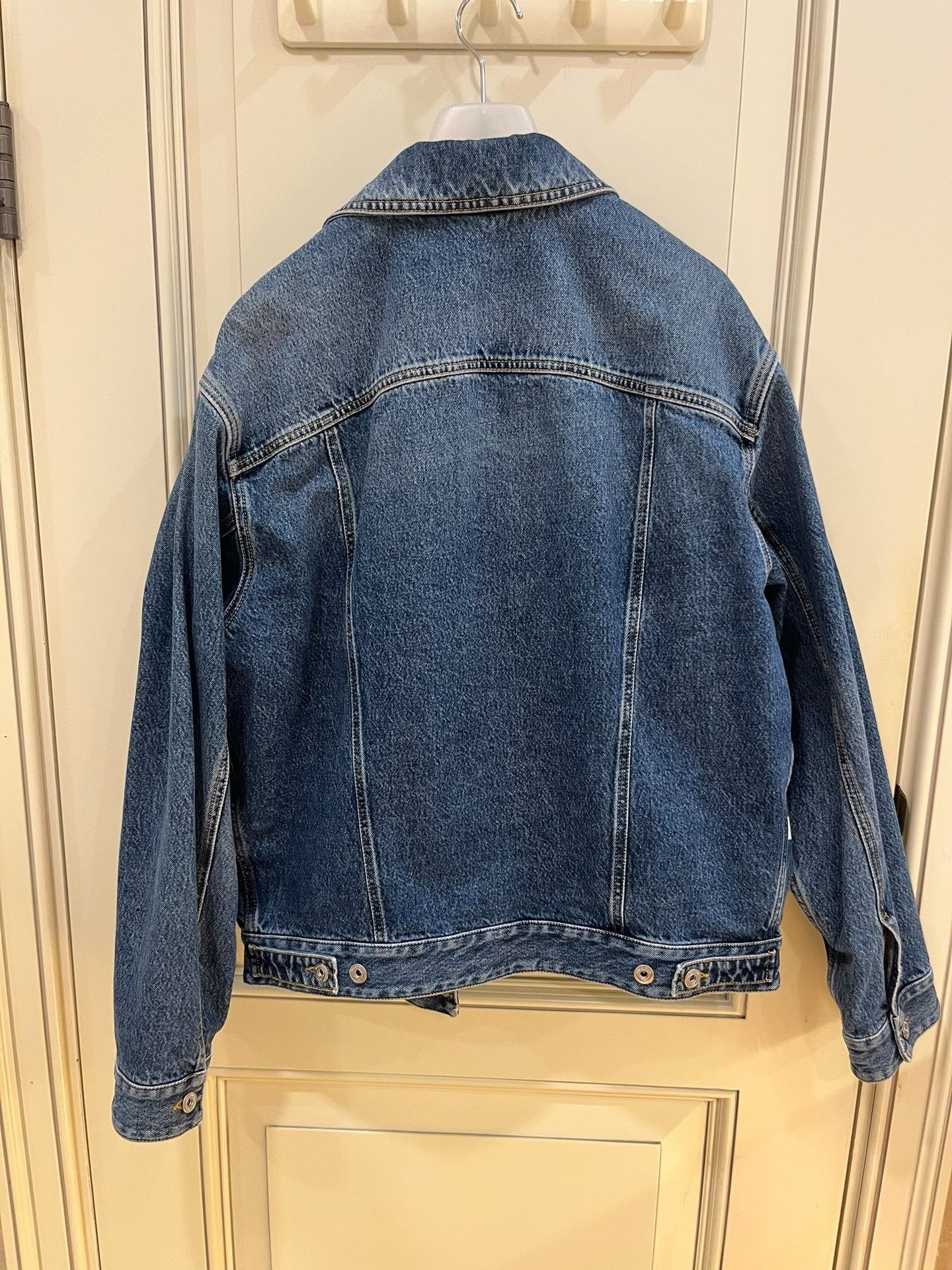 Valentino Valentino Large V Logo Denim Jacket Size US S / EU 44-46 / 1 - 8 Thumbnail