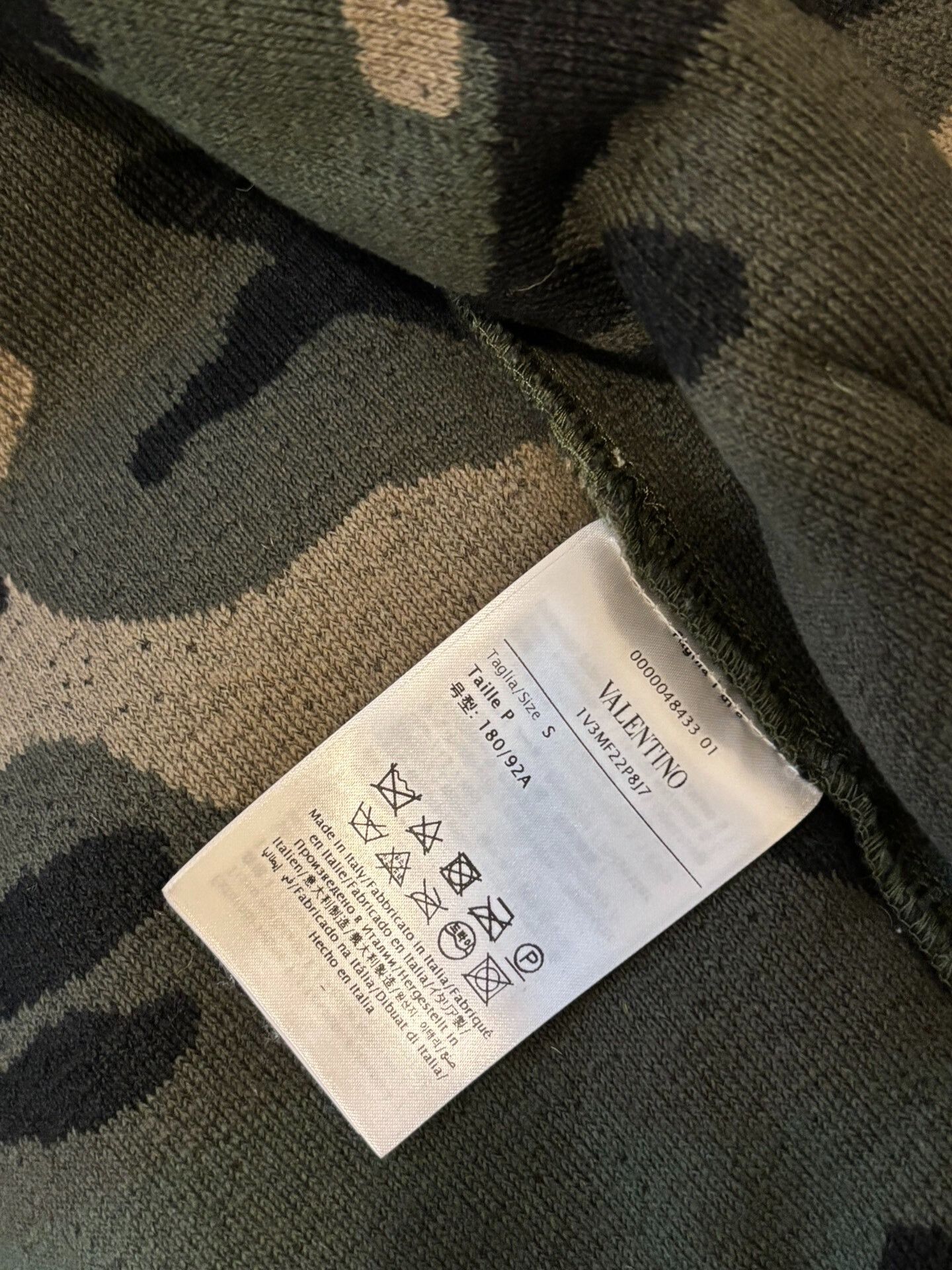 Valentino Valentino Wool Camouflage Coat Size US S / EU 44-46 / 1 - 5 Thumbnail
