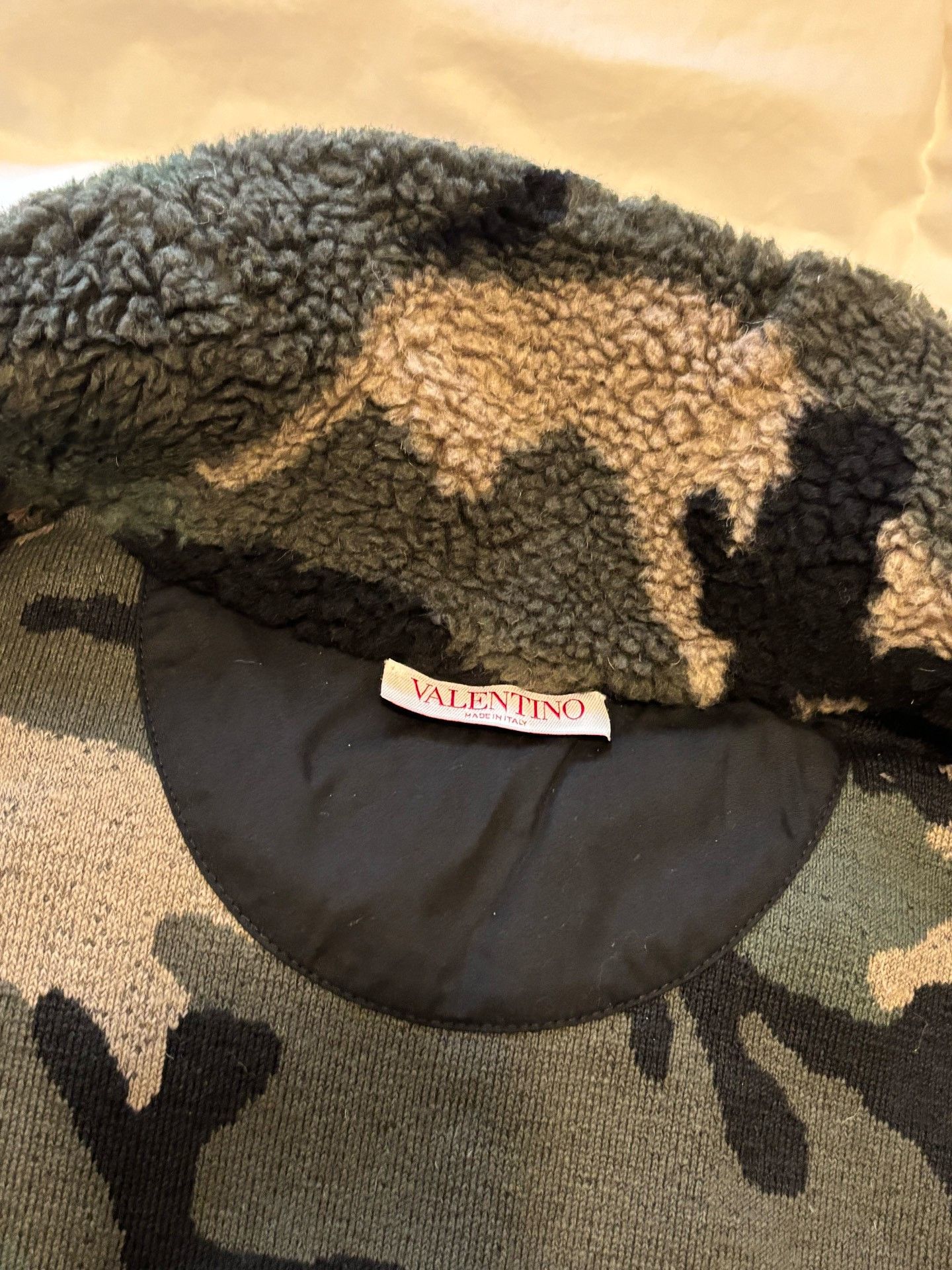 Valentino Valentino Wool Camouflage Coat Size US S / EU 44-46 / 1 - 9 Thumbnail