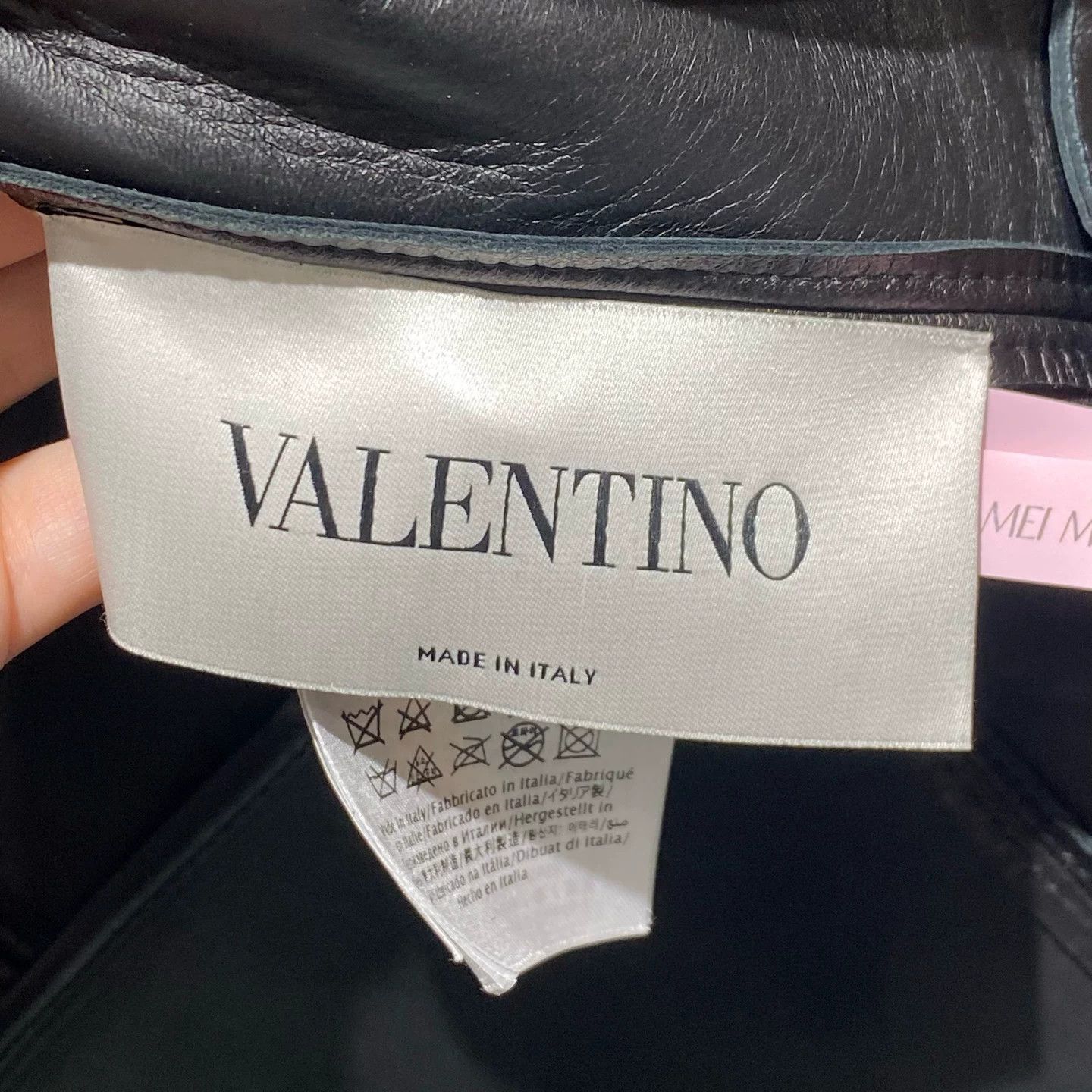 Valentino Valentino Black Leather Blazer Jacket Size US XXS / EU 40 - 3 Thumbnail