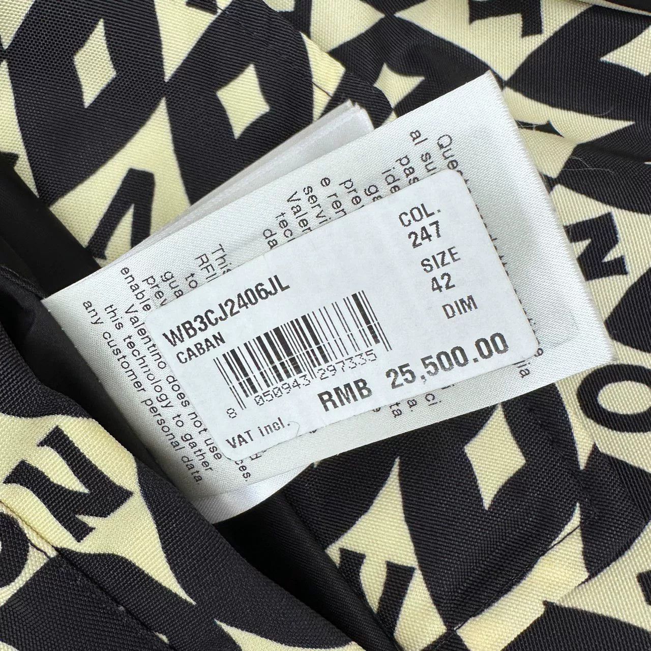 Valentino Valentino Black/White Diamond Bomber Jacket Size US XS / EU 42 / 0 - 7 Thumbnail