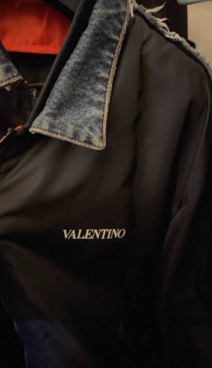 Valentino Valentino Black Bomber Outerwear Size US M / EU 48-50 / 2 - 4 Thumbnail