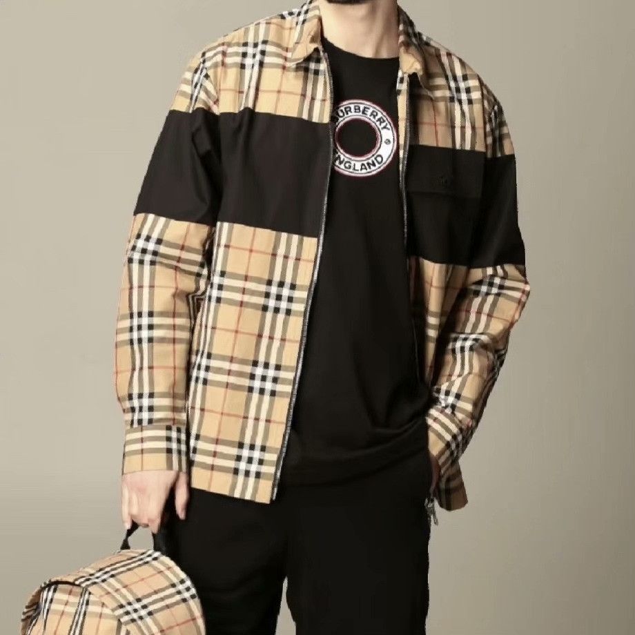 Burberry Burberry Cotton Plaid Multi Shirt l Men Size US L / EU 52-54 / 3 - 4 Thumbnail