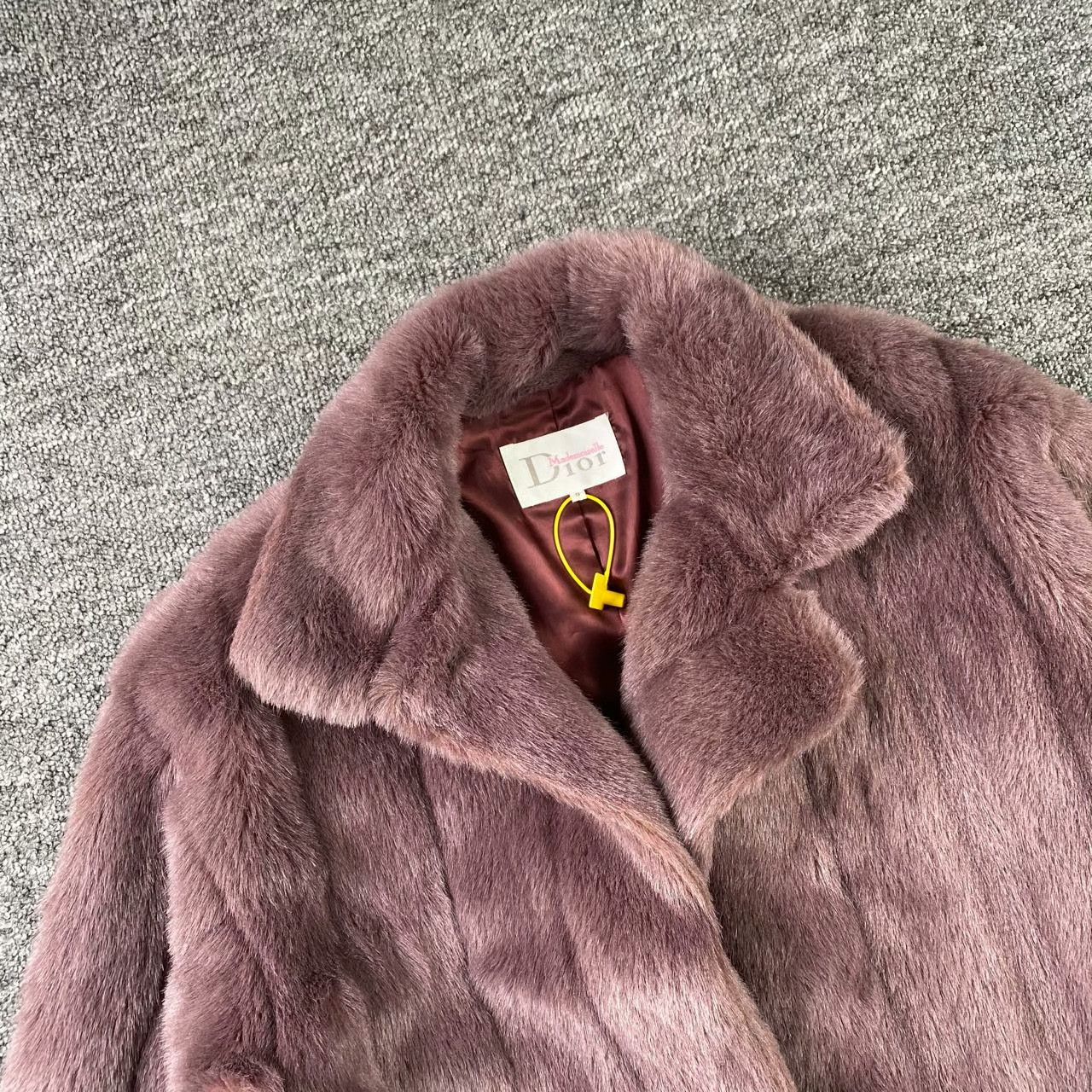 Dior Dior Fur Purple Jacket S Women Size S / US 4 / IT 40 - 3 Thumbnail