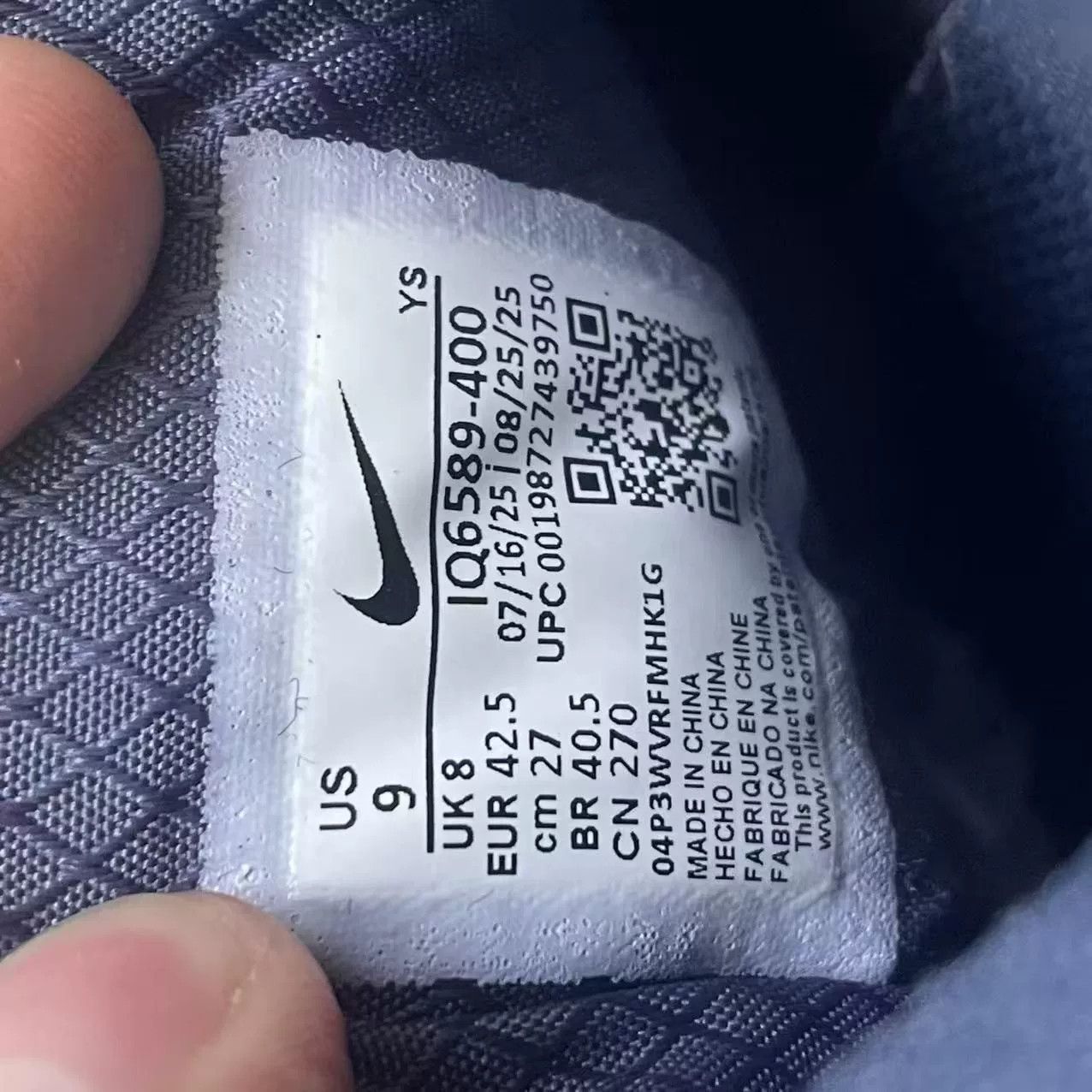 Nike Nike ZOOM Blue Lowtop Sneakers 9.5 Men Size US 9.5 / EU 42-43 - 8 Thumbnail