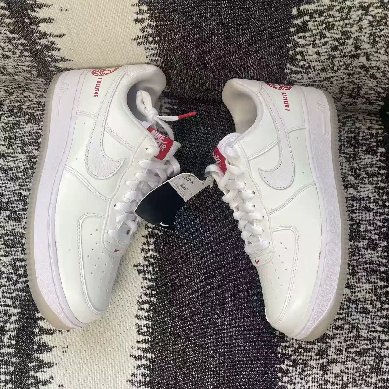 Nike Nike AIR FORCE 1 Red Lowtop Sneakers 7.5 Men Size US 7.5 / EU 40-41 - 4 Thumbnail