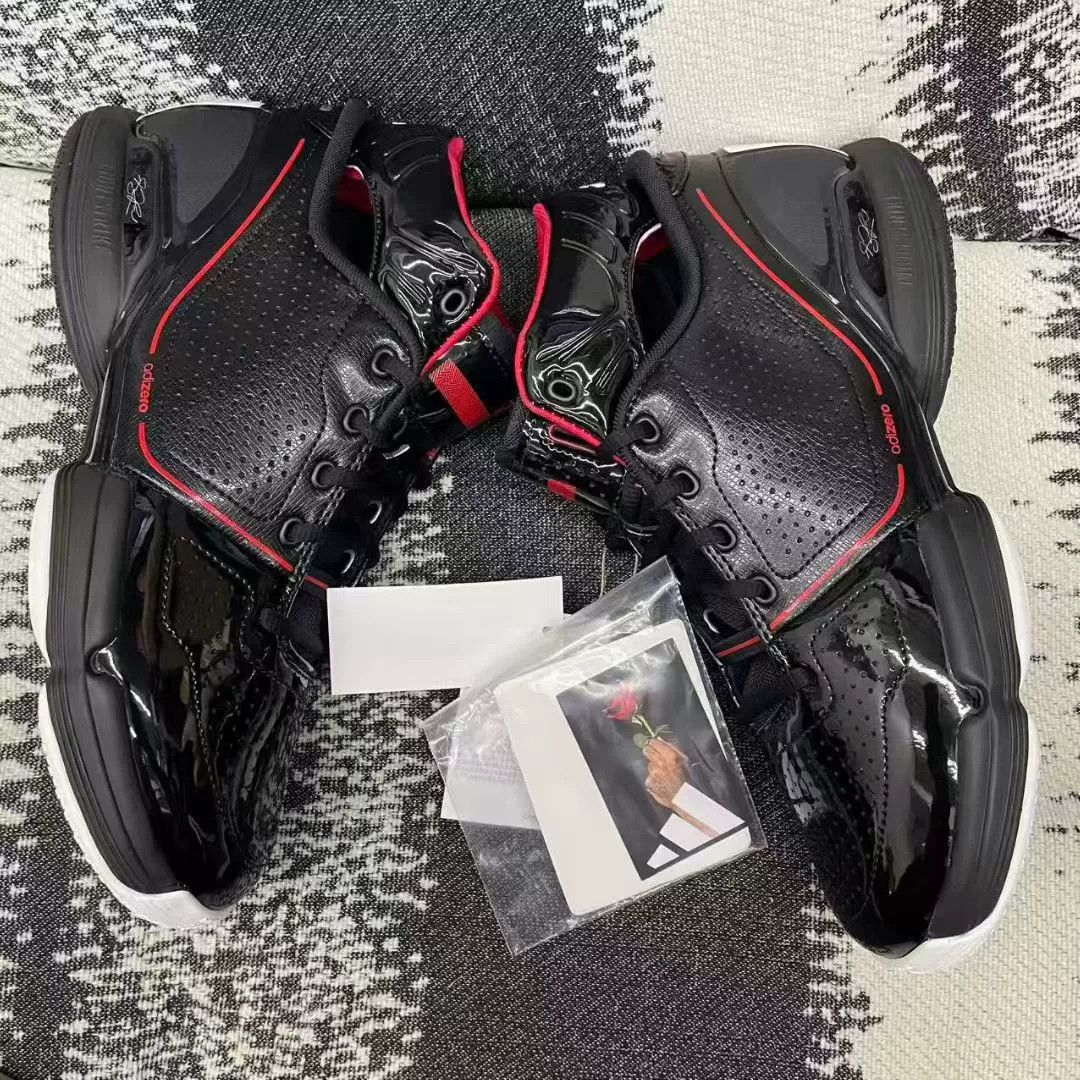 Adidas Adidas Black Lowtop Sneakers 9.5 Men Size US 9.5 / EU 42-43 - 4 Thumbnail