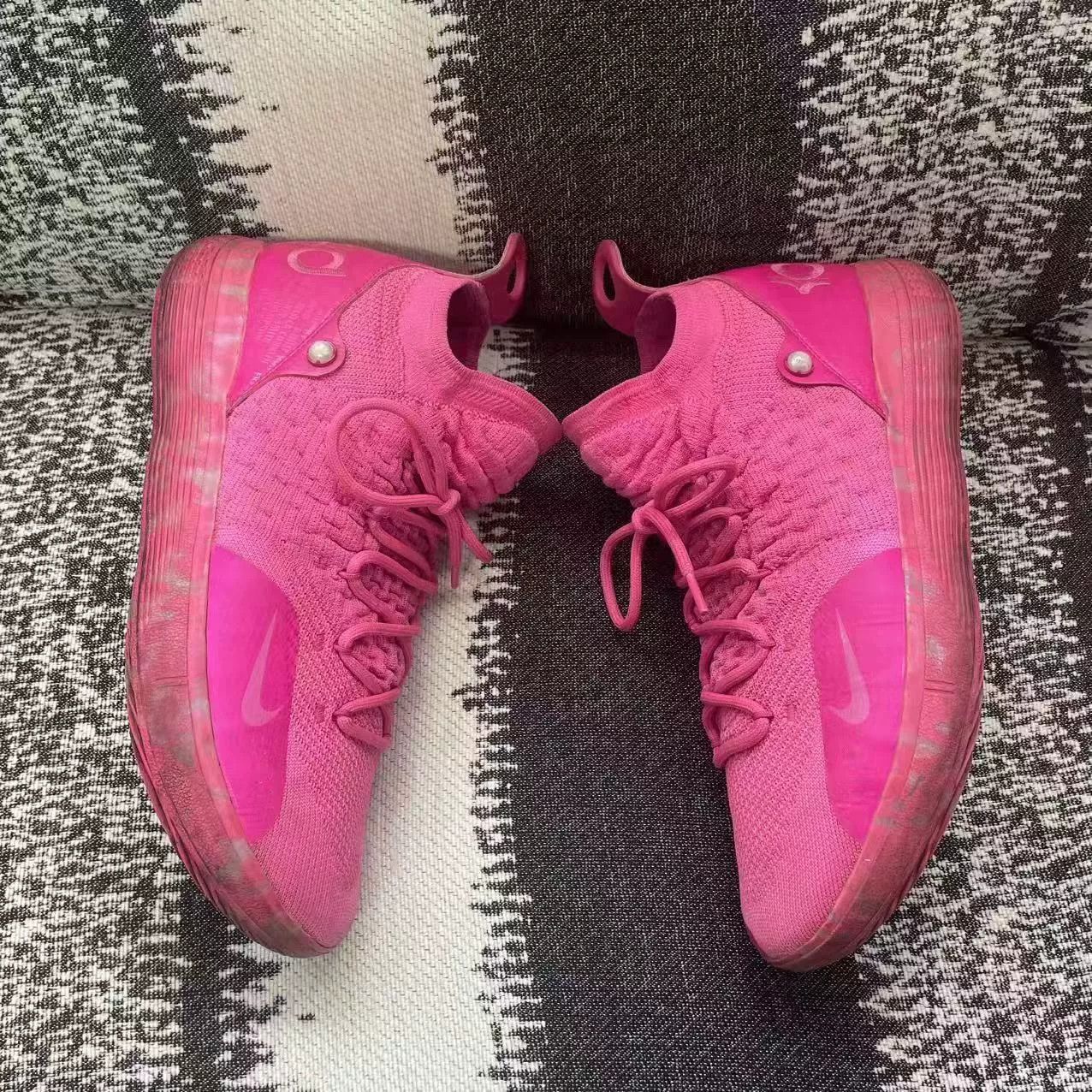 Nike Nike KD Pink Lowtop Sneakers 13 Men Size US 13 / EU 46 - 5 Thumbnail