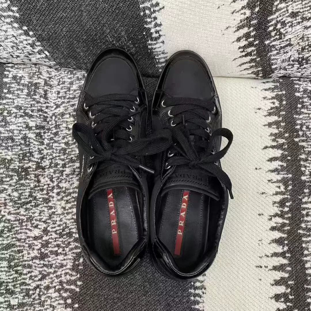 Prada Prada Casual Black Lowtop Sneakers 7 Men Size US 7 / EU 40 - 7 Thumbnail