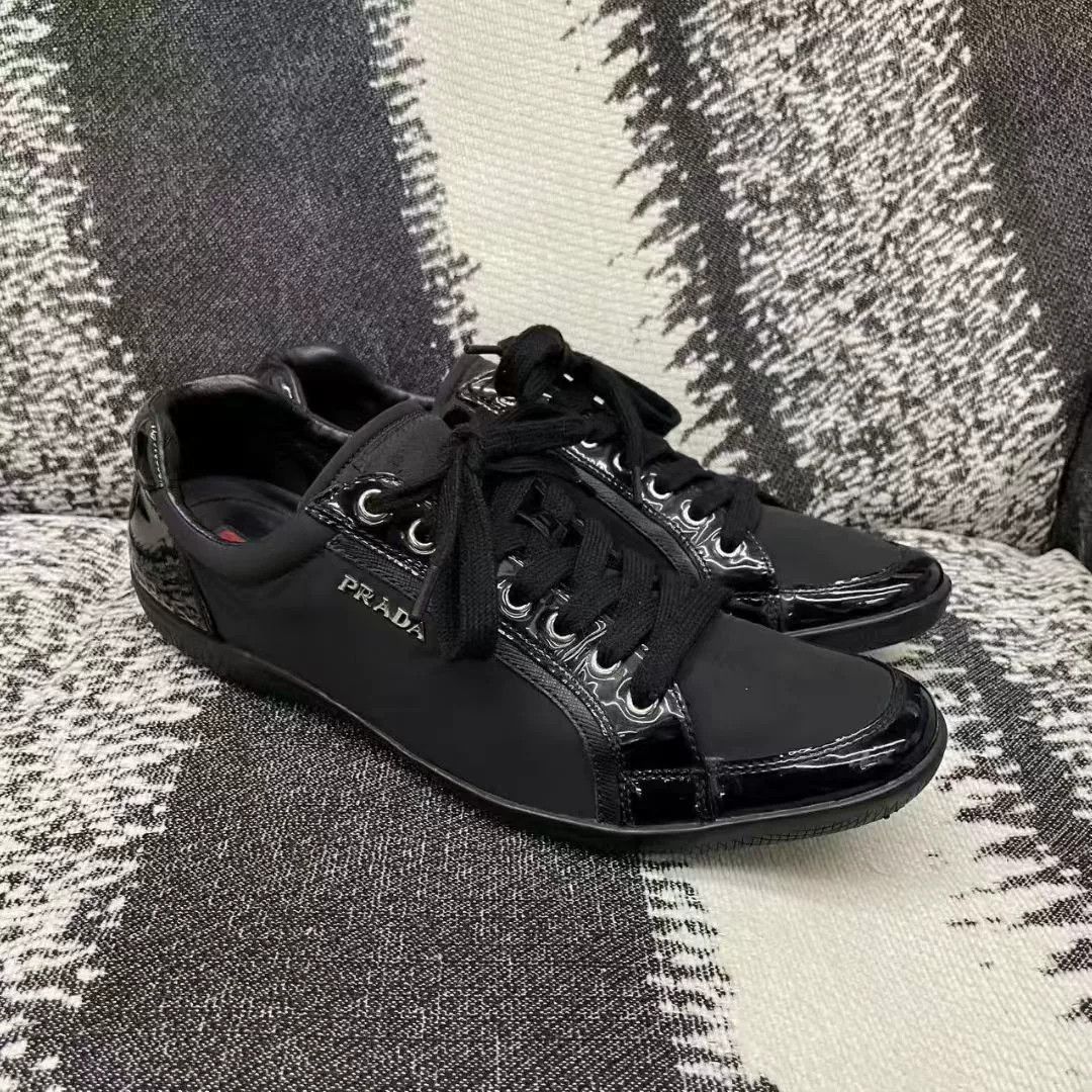 Prada Prada Casual Black Lowtop Sneakers 7 Men Size US 7 / EU 40 - 3 Thumbnail
