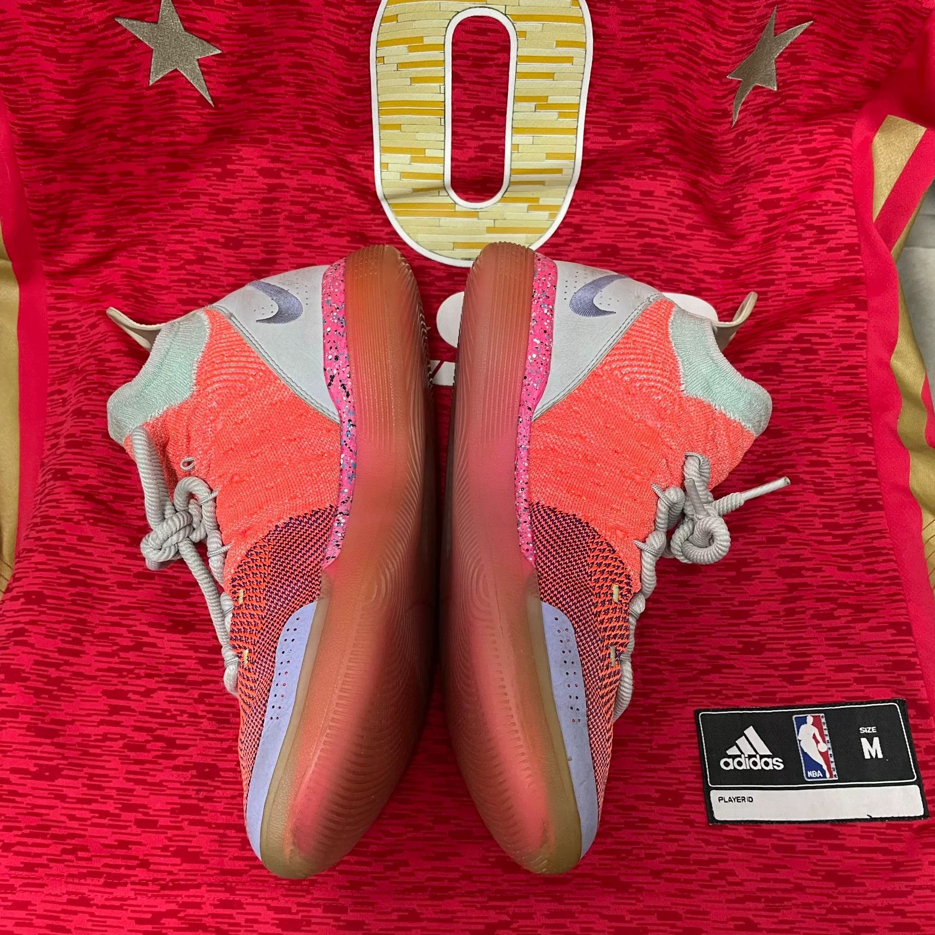 Nike Nike KD Pink Lowtop Sneakers 8 Men Size US 8 / EU 41 - 4 Thumbnail