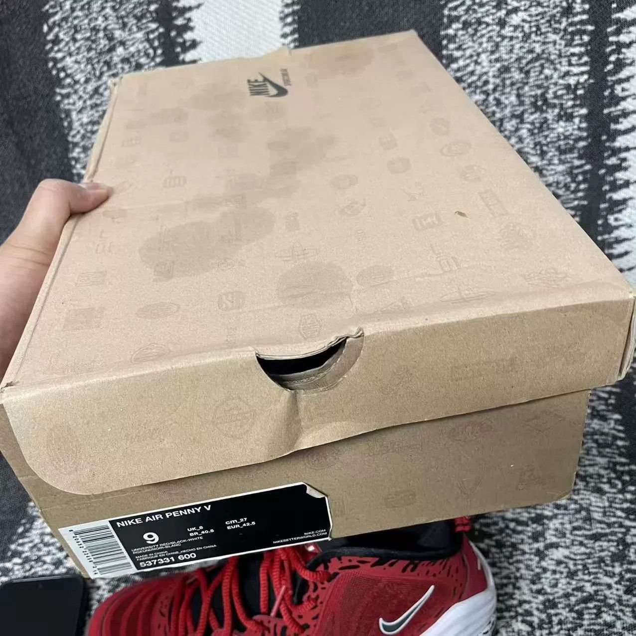 Nike Nike Red Lowtop Sneakers 9.5 Men Size US 9.5 / EU 42-43 - 9 Thumbnail