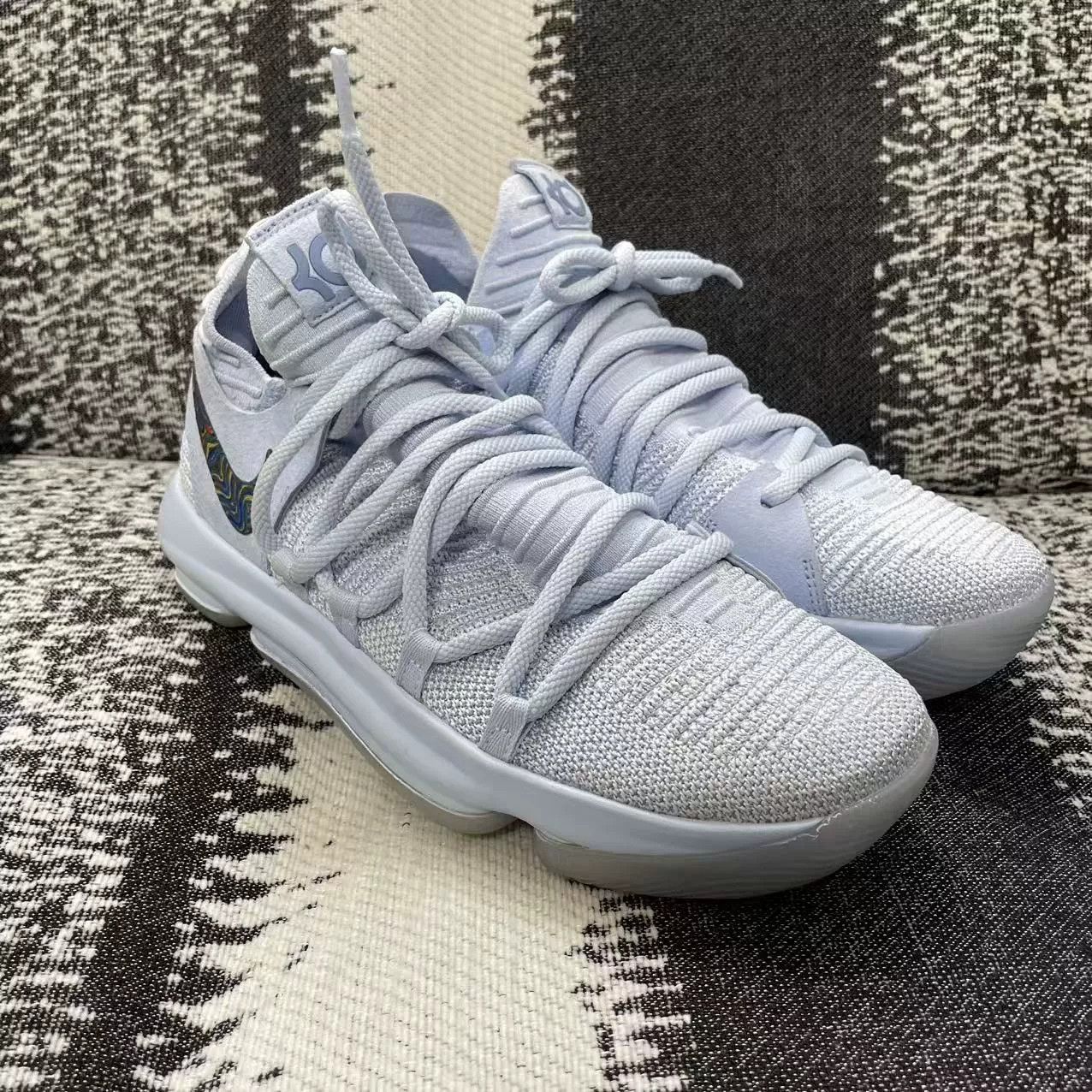 Nike Nike KD Blue Lowtop Sneakers 8 Men Size US 8 / EU 41 - 3 Thumbnail