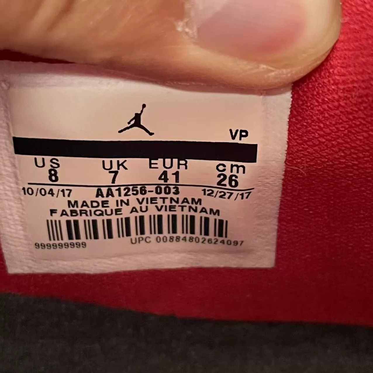 Jordan Brand Jordan Brand AIR JORDAN Black Lowtop Sneakers 8 Men Size US 8 / EU 41 - 9 Thumbnail