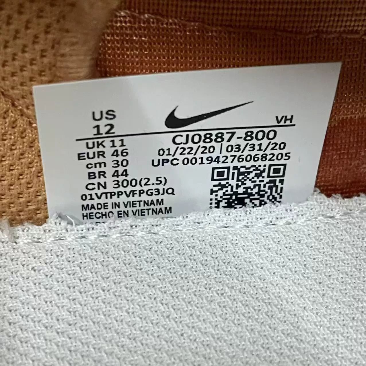 Nike Nike Canvas Orange Lowtop Sneakers 13 Men Size US 13 / EU 46 - 8 Thumbnail