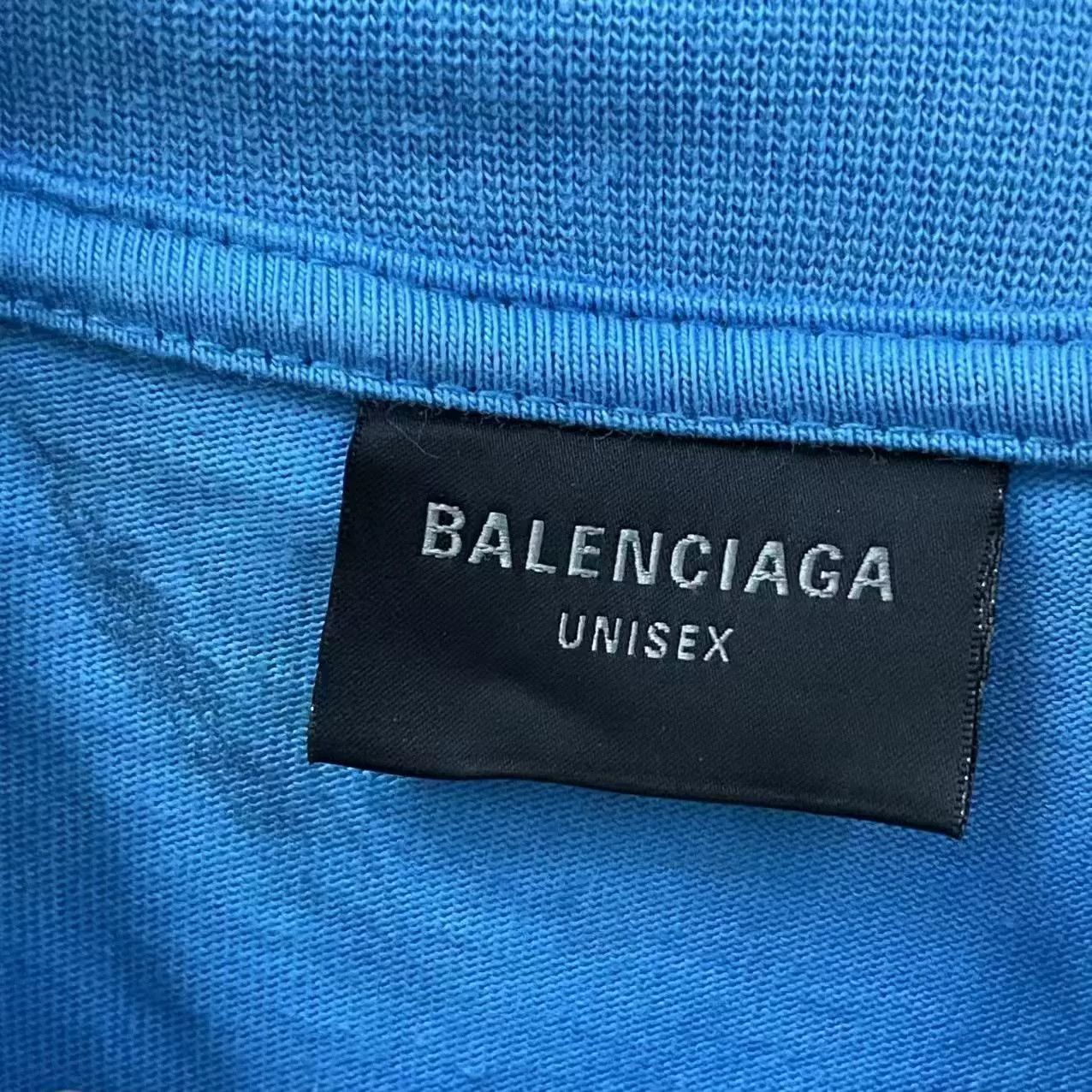 Balenciaga Balenciaga Graphic Blue T-Shirt s Men Size US S / EU 44-46 / 1 - 4 Thumbnail