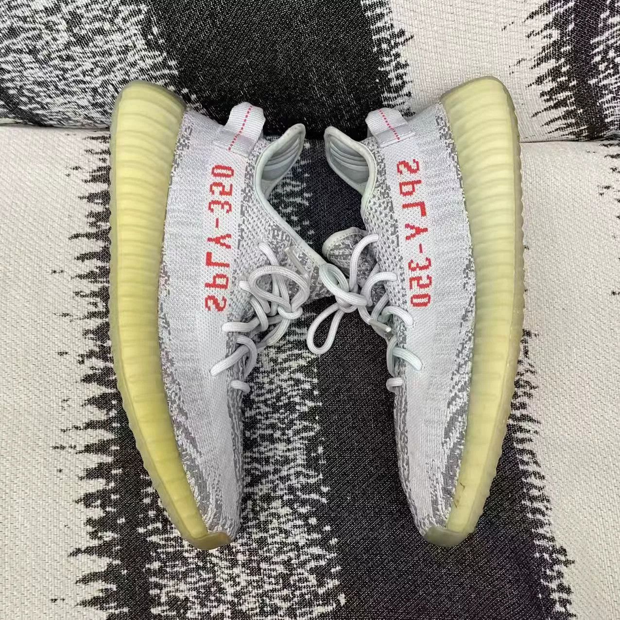 Adidas Adidas YEEZY Blue Lowtop Sneakers 11 Men Size US 11 / EU 44 - 5 Thumbnail