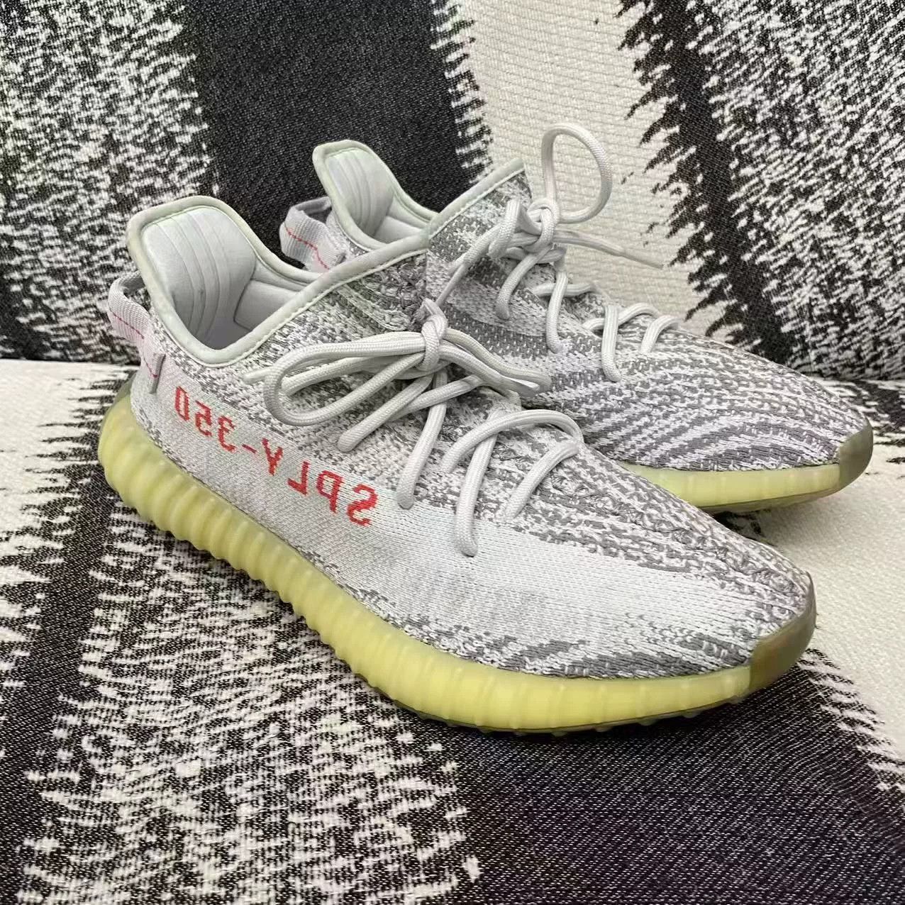 Adidas Adidas YEEZY Blue Lowtop Sneakers 11 Men Size US 11 / EU 44 - 3 Thumbnail