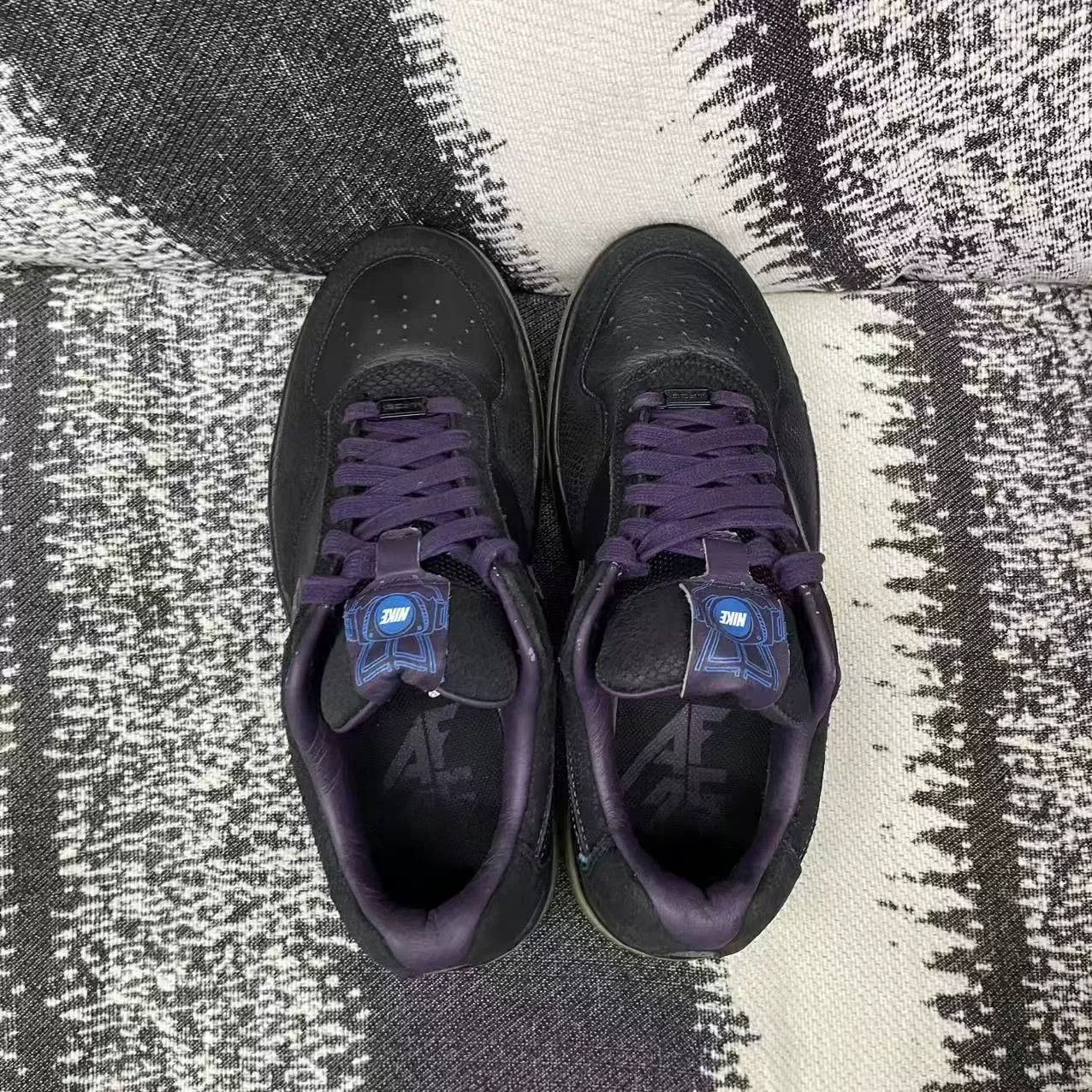 Nike Nike AIR FORCE 1 Purple Lowtop Sneakers 9.5 Men Size US 9.5 / EU 42-43 - 6 Thumbnail