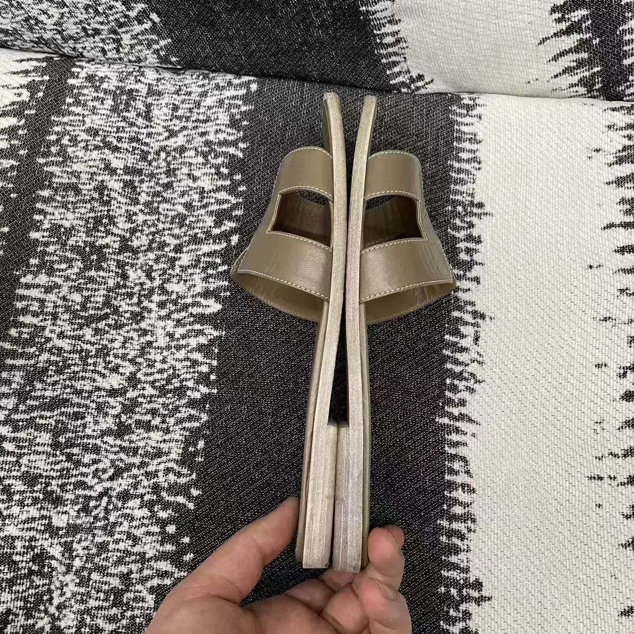 Hermes Hermes Brown Sandals us_9 Women Size US 9 / IT 39 - 7 Thumbnail