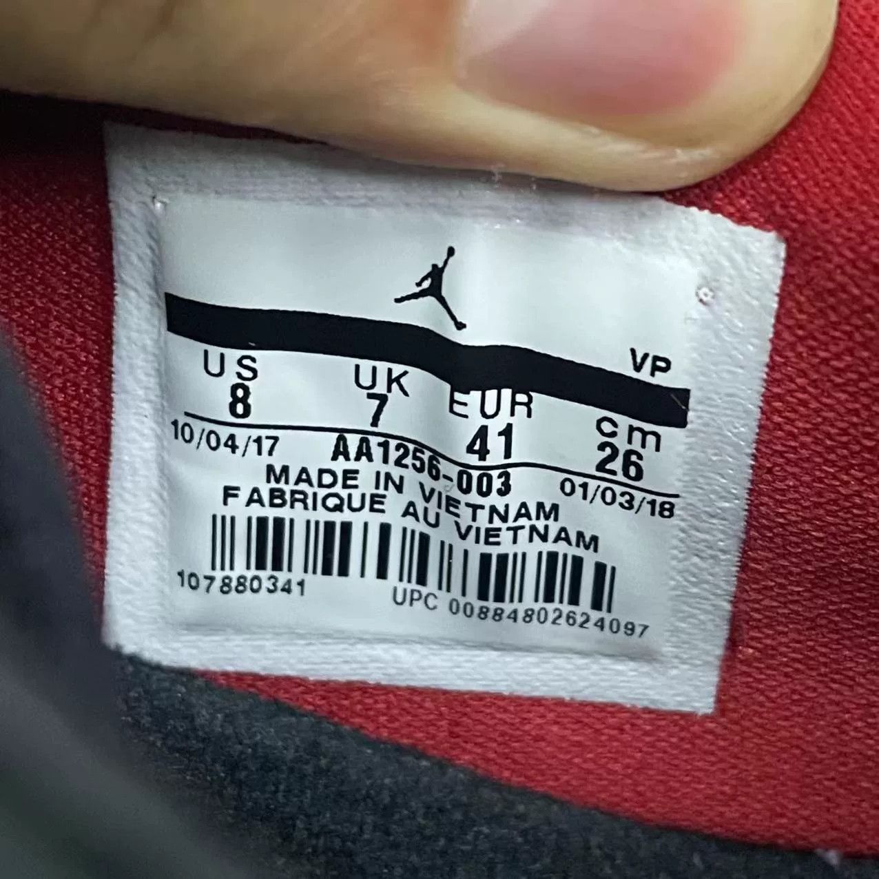 Jordan Brand Jordan Brand AIR JORDAN Black Lowtop Sneakers 8 Men Size US 8 / EU 41 - 9 Thumbnail