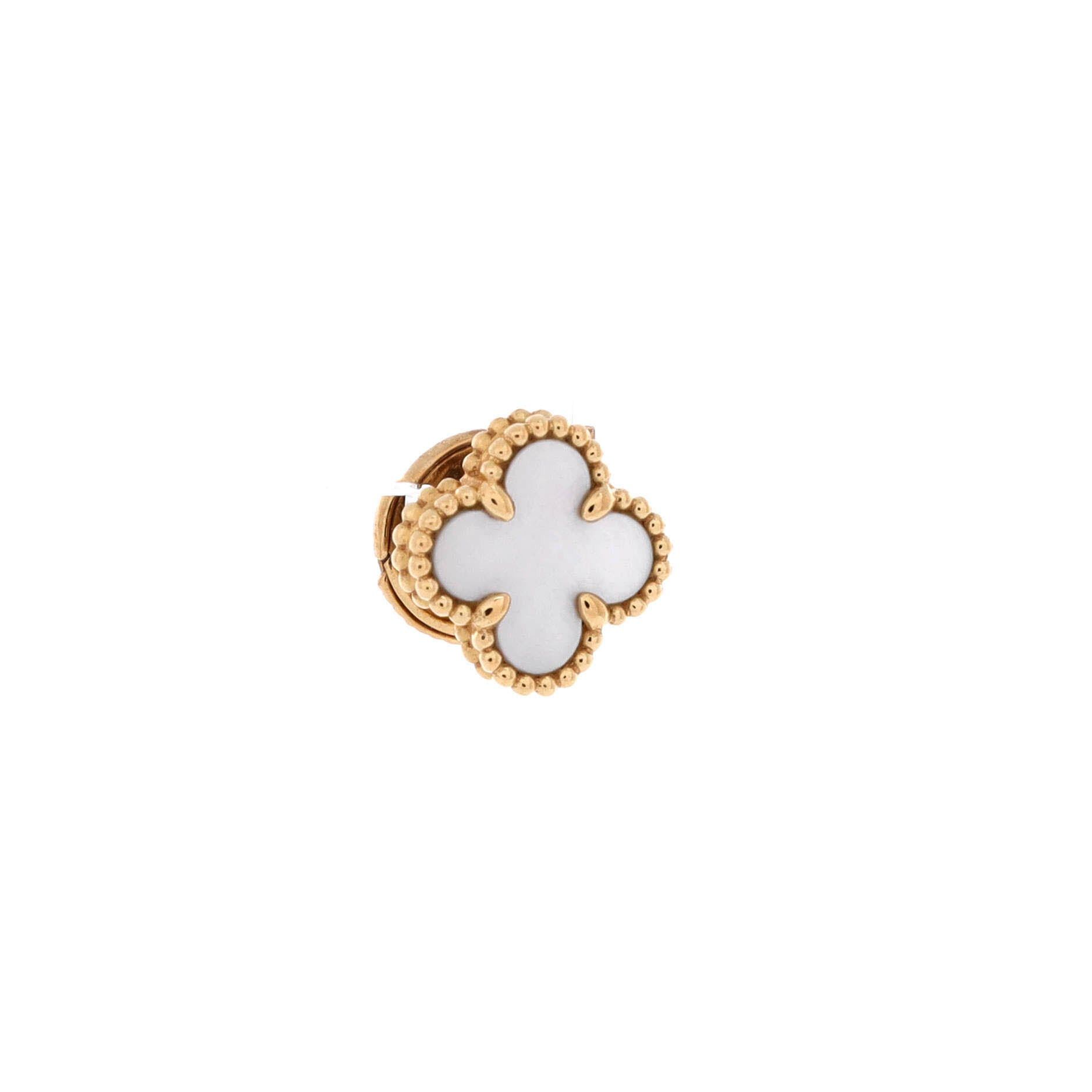 Van Cleef & Arpels Sweet Alhambra Stud Earrings Size ONE SIZE - 2 Thumbnail