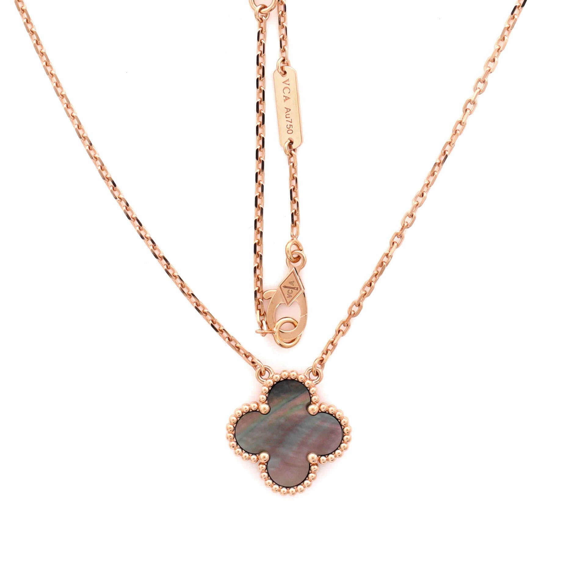 Van Cleef & Arpels Vintage Alhambra Pendant Necklace Size ONE SIZE - 3 Thumbnail