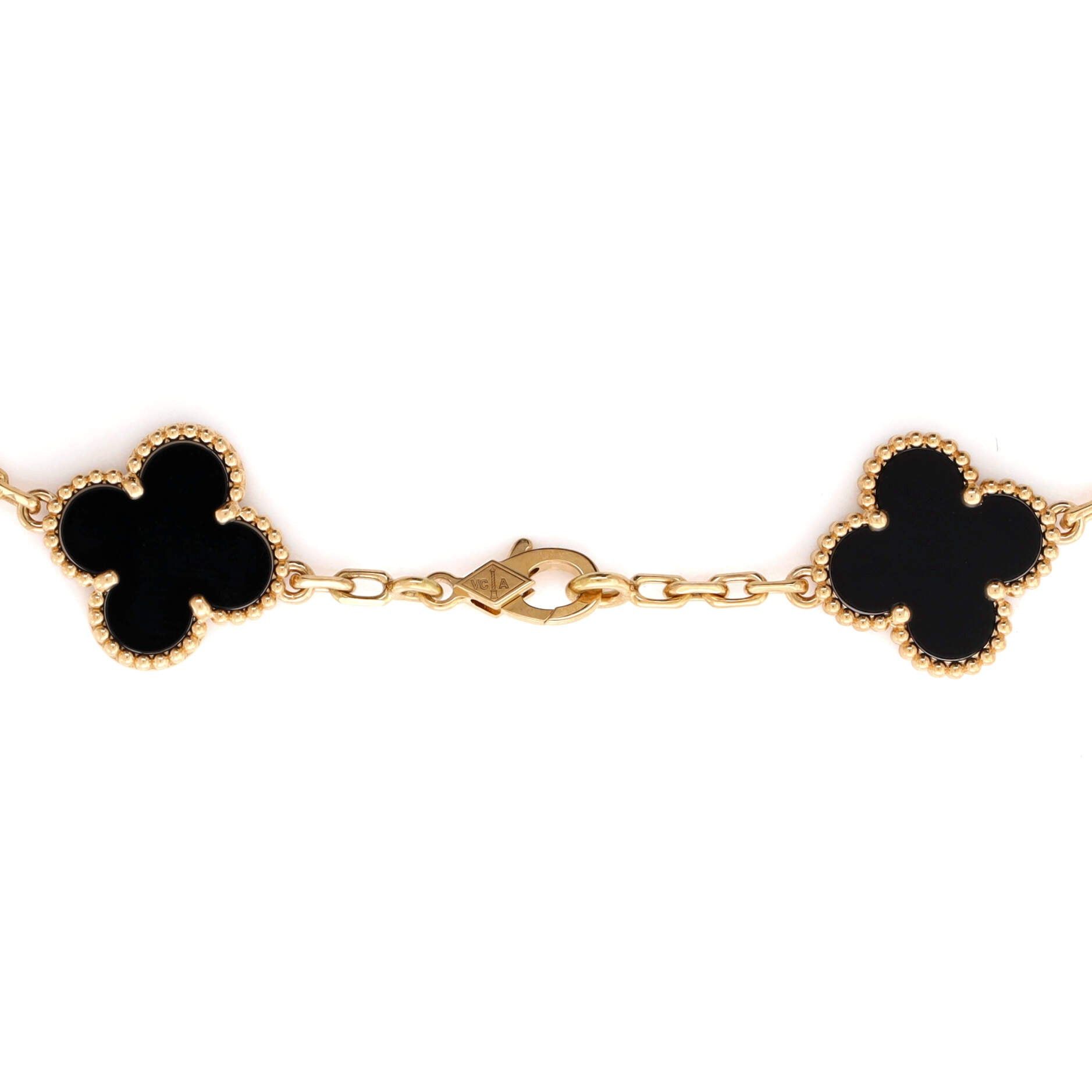 Van Cleef & Arpels Vintage Alhambra 10 Motifs Necklace Size ONE SIZE - 4 Thumbnail